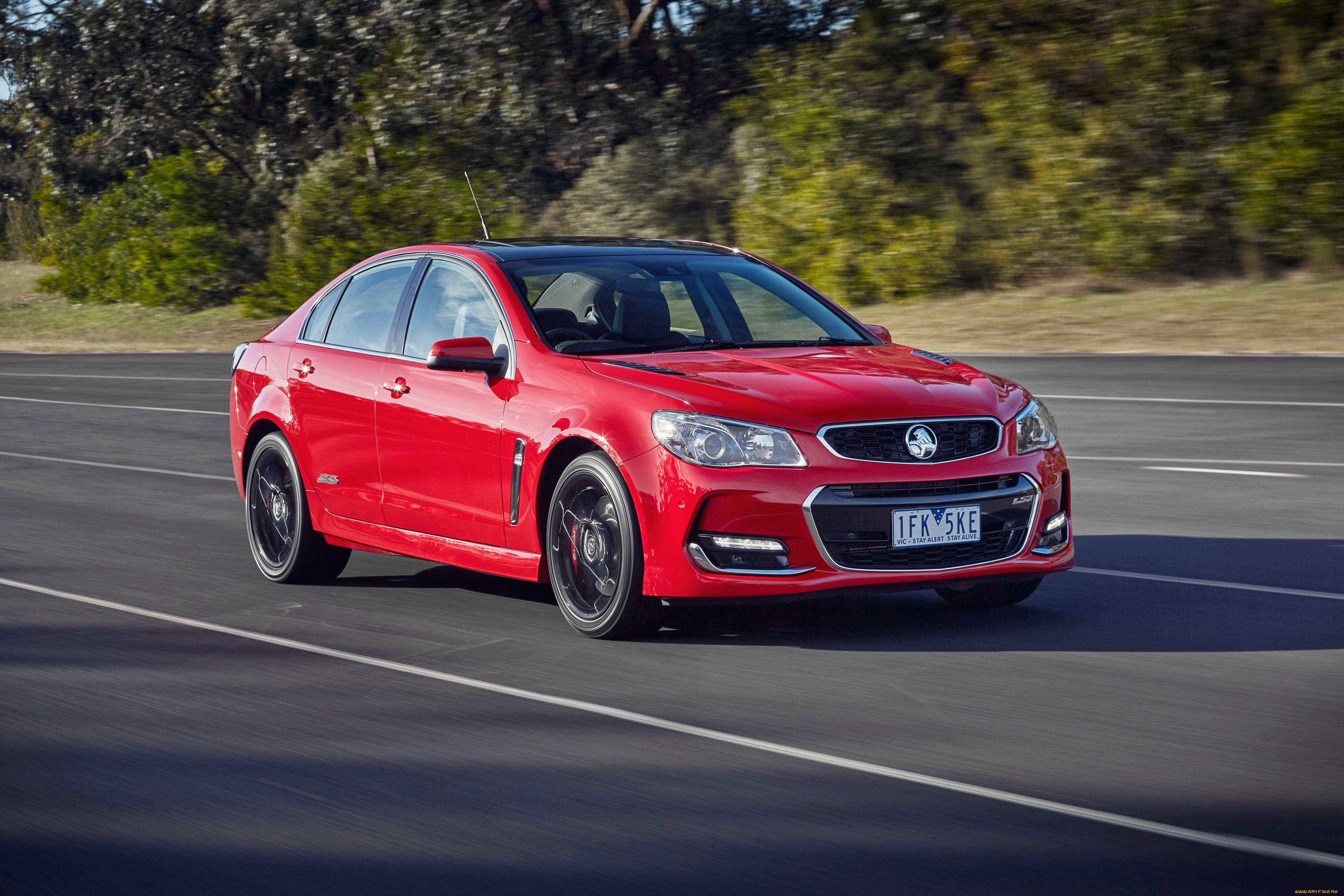 автомобили, holden, redline, ss, v, красный, 2015г, commodore, vf, series, ii