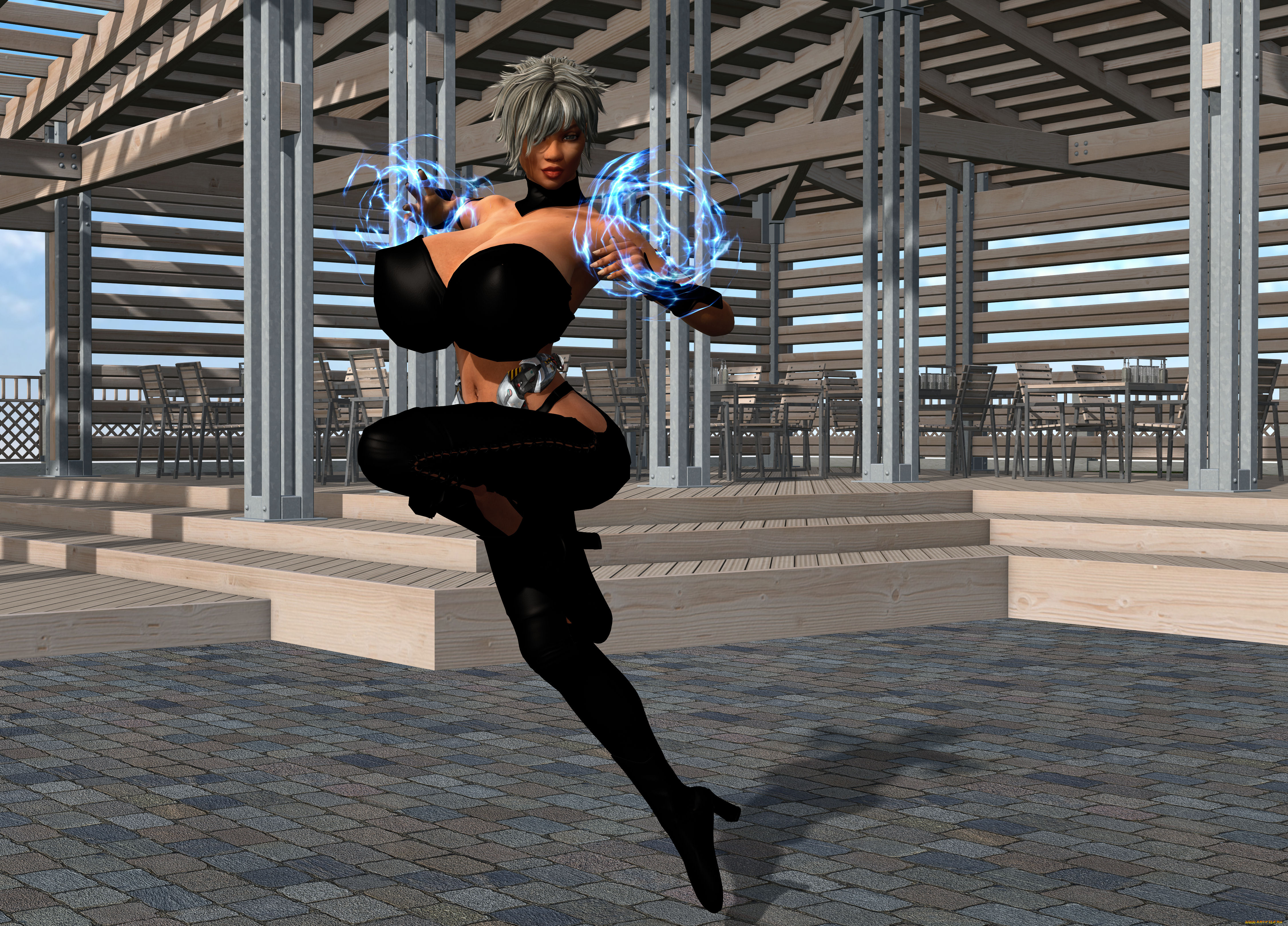 3д, графика, фантазия, , fantasy, девушка, взгляд, фон, магия