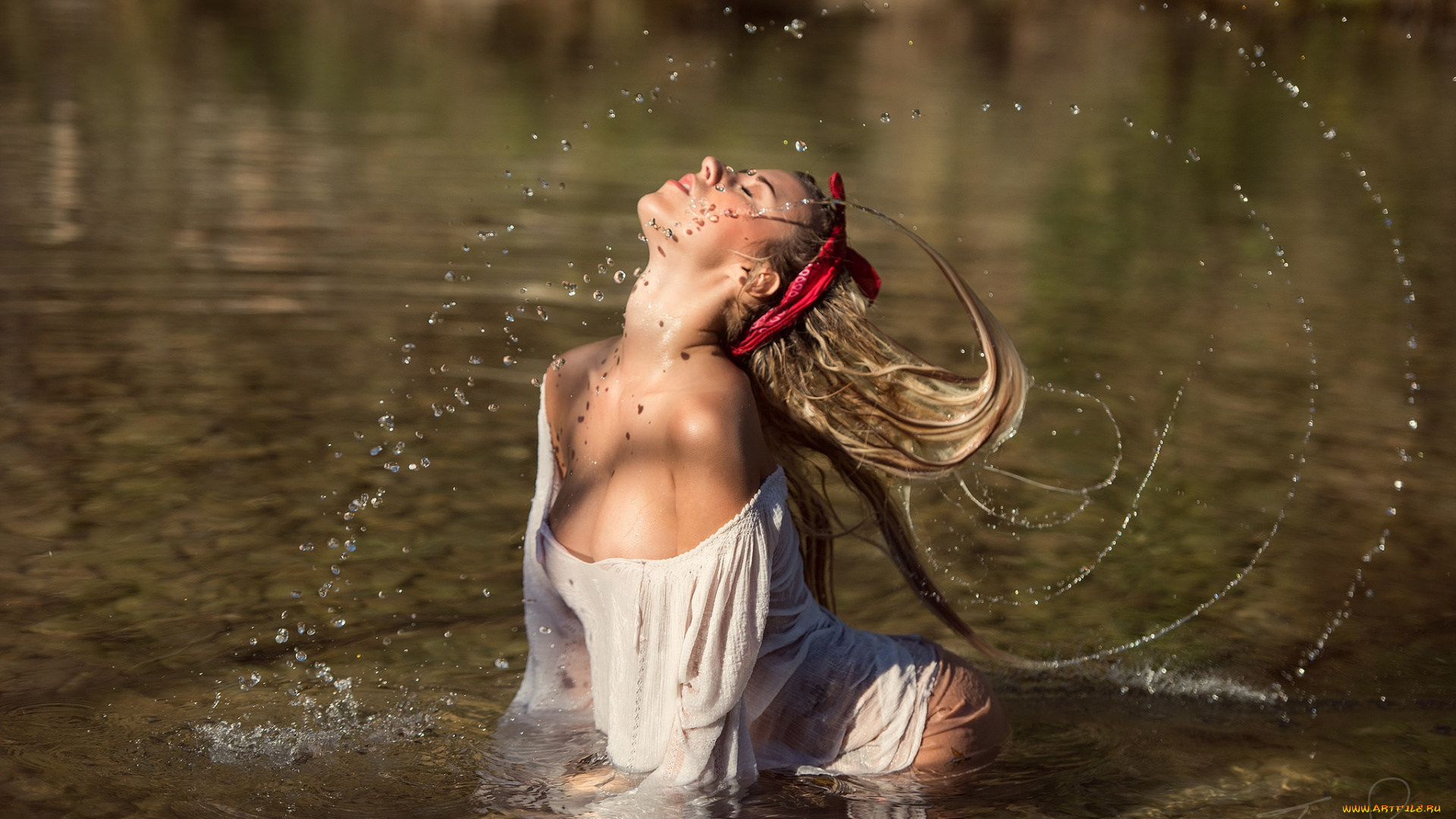 девушки, -unsort, , брюнетки, , шатенки, волосы, katie, baxendale, настроение, вода, брызги