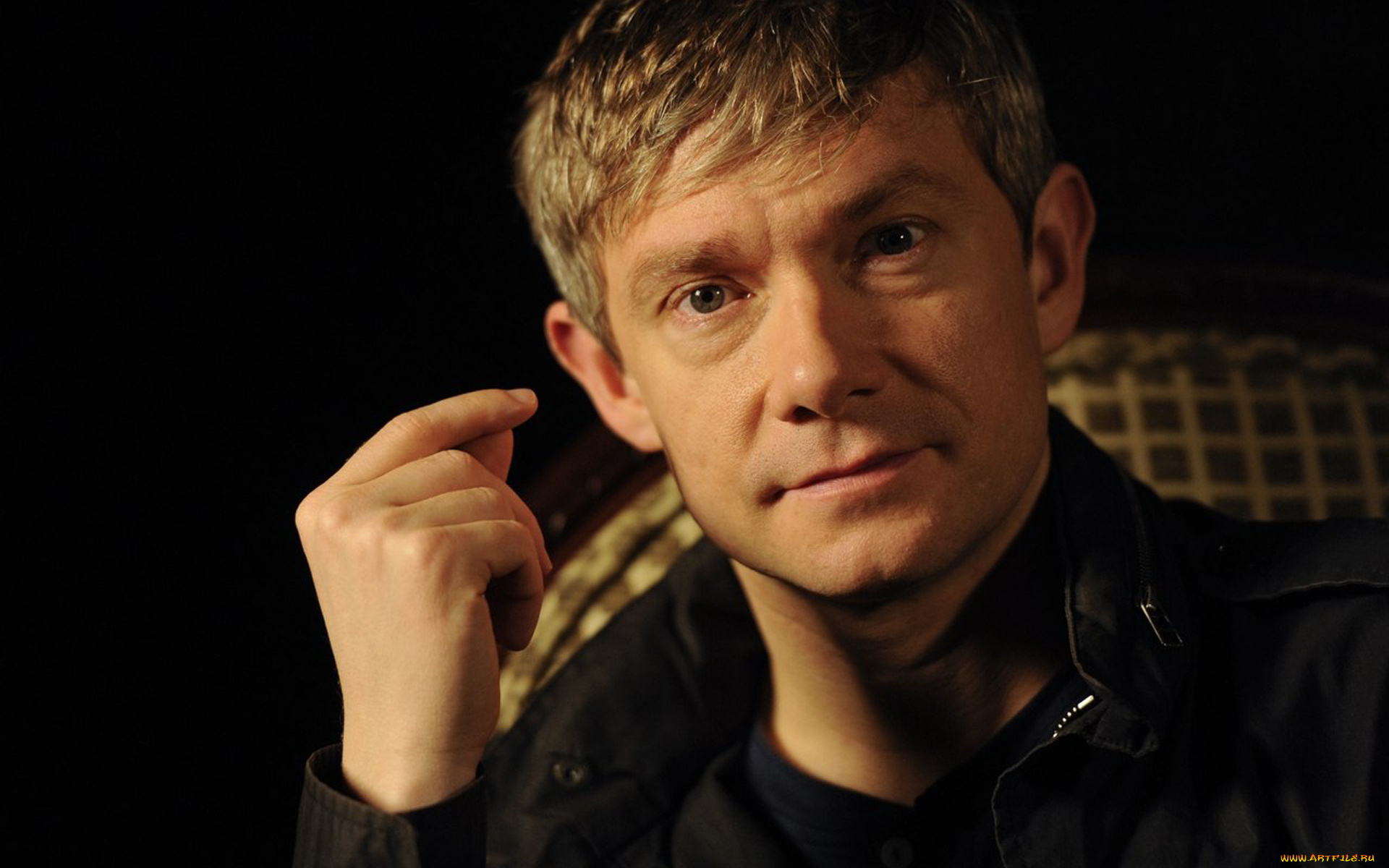 martin, freeman, мужчины, жест