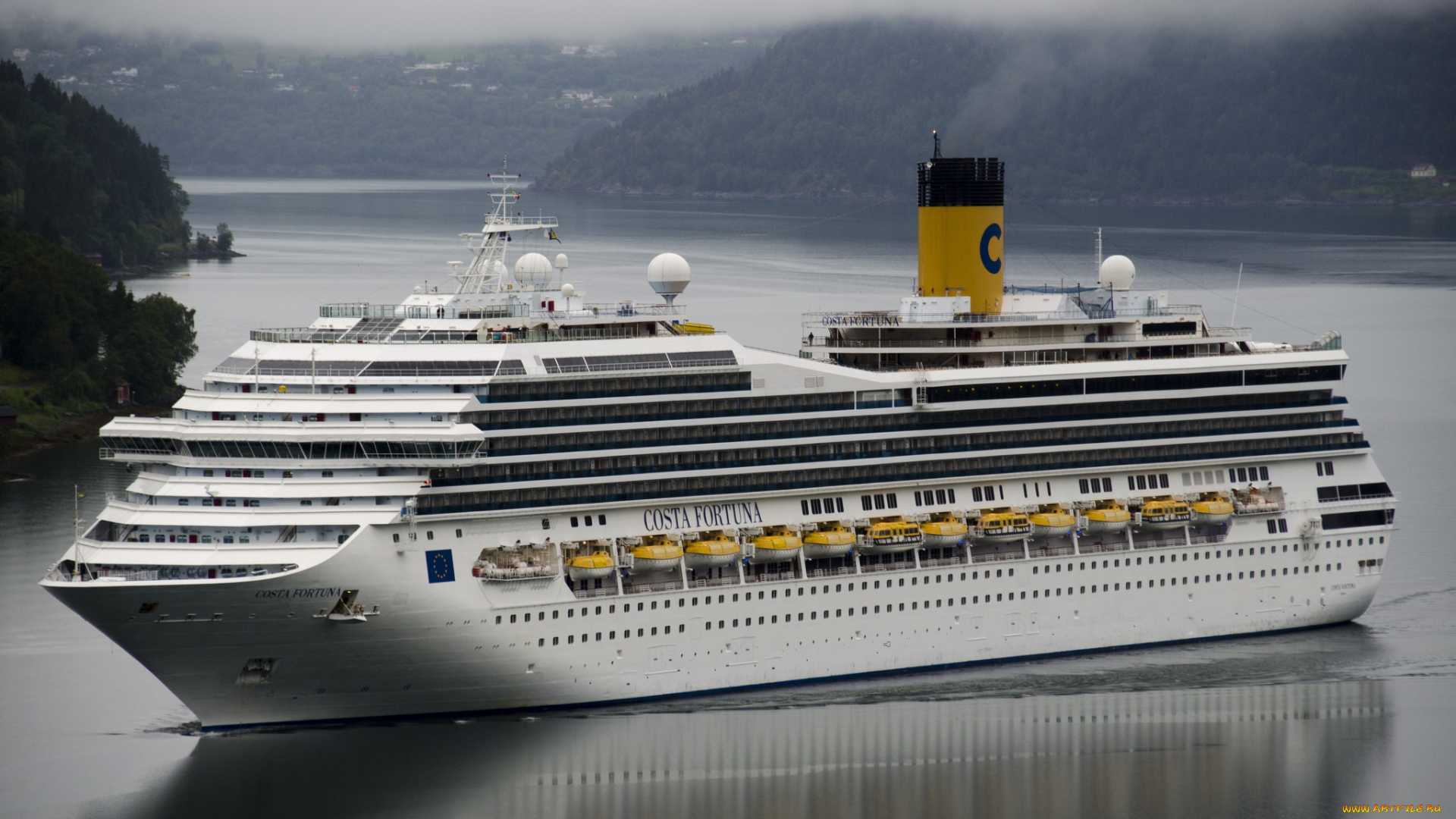 costa, fortuna, корабли, лайнеры, лайнер, круиз