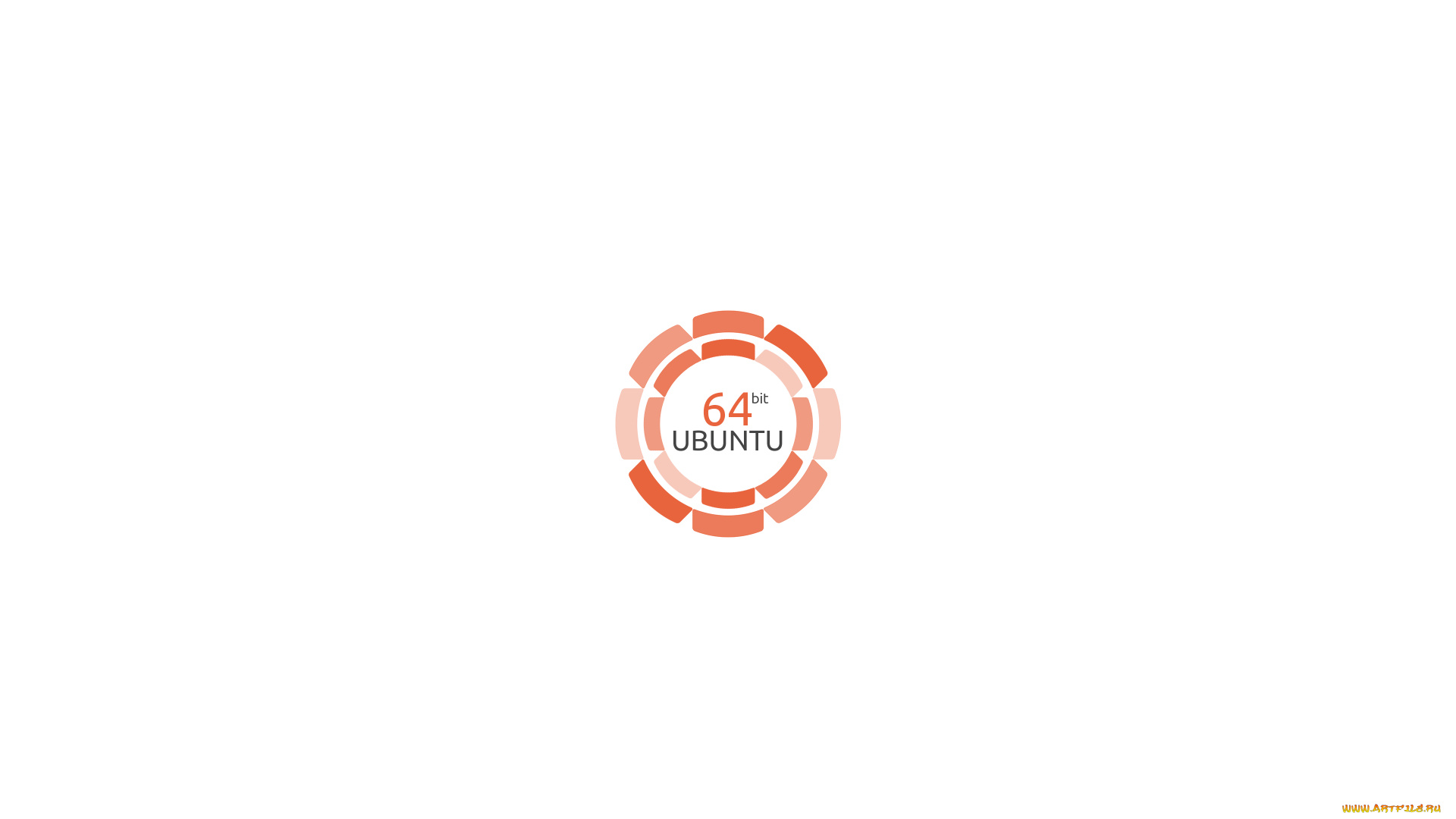 компьютеры, ubuntu, linux, фон, логотип