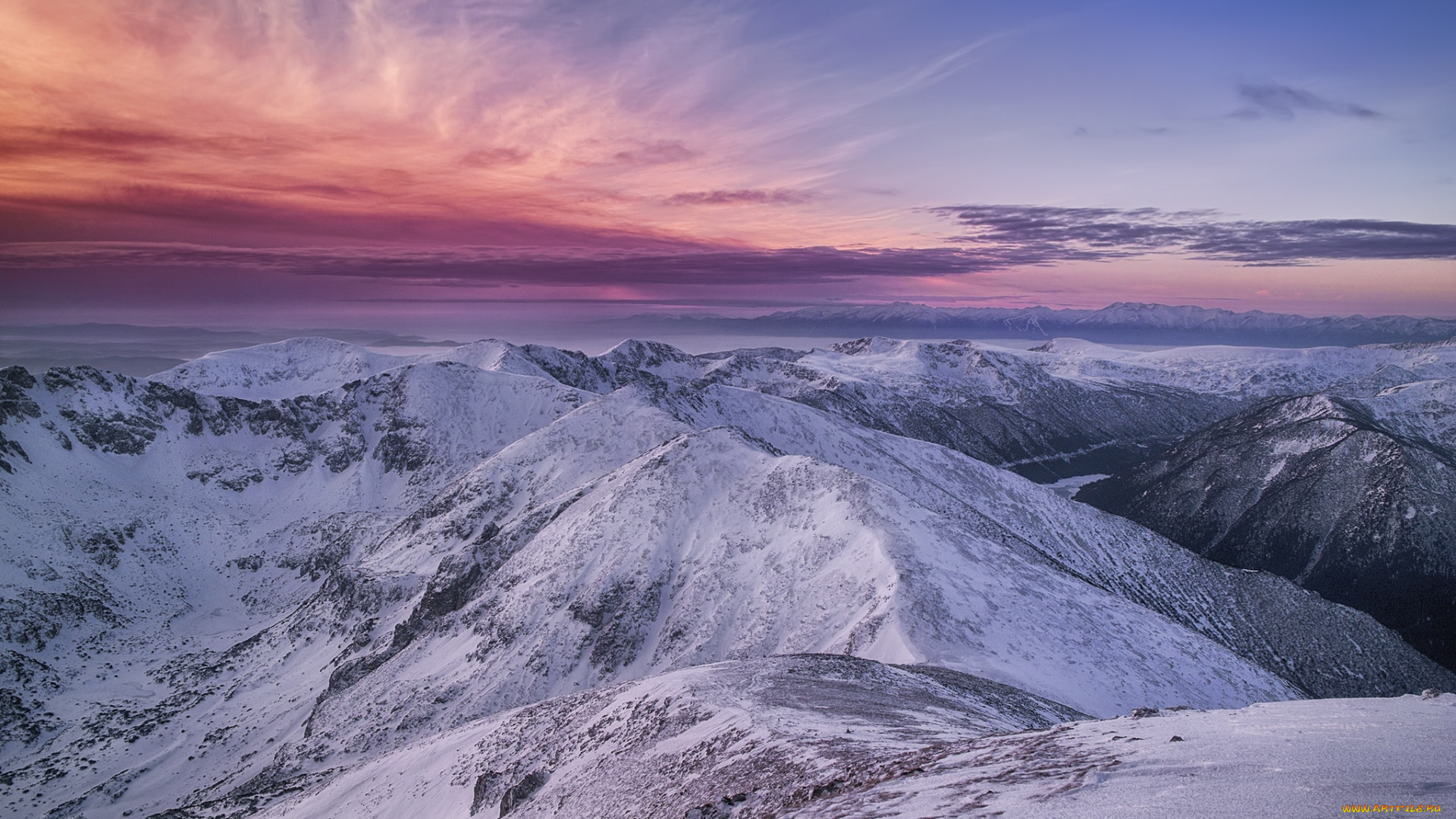 природа, горы, простор