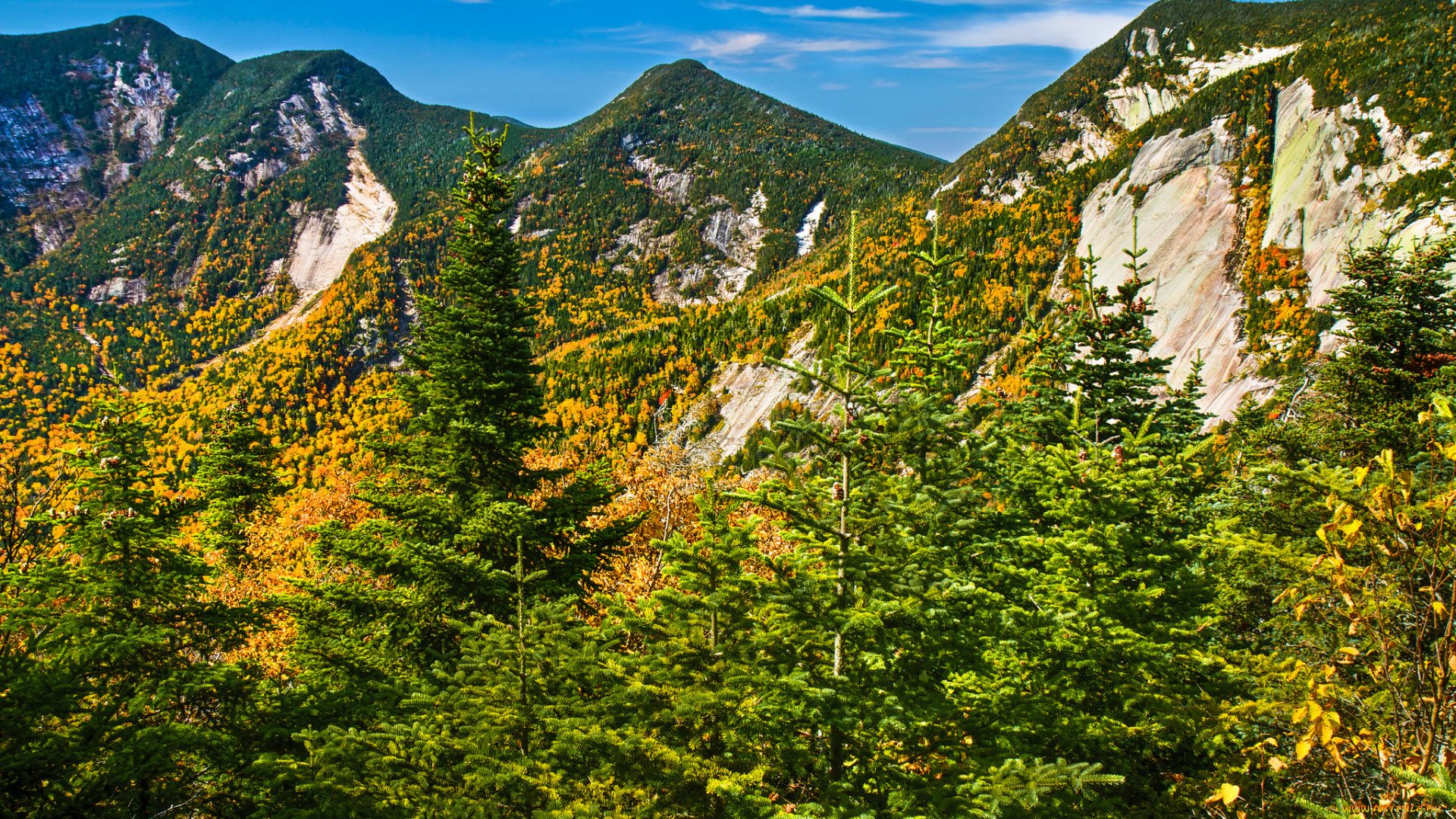 природа, горы, простор