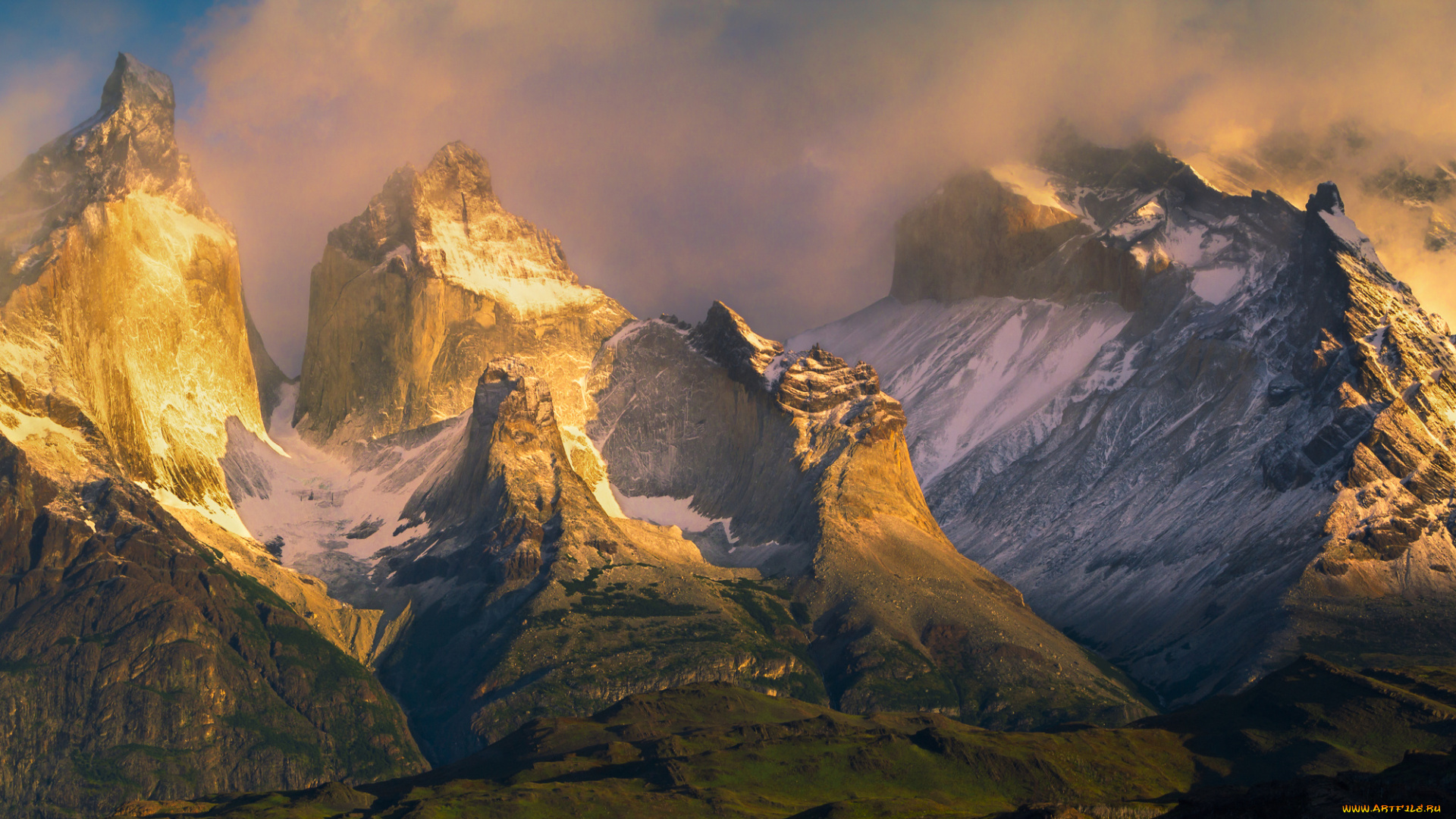 природа, горы, простор