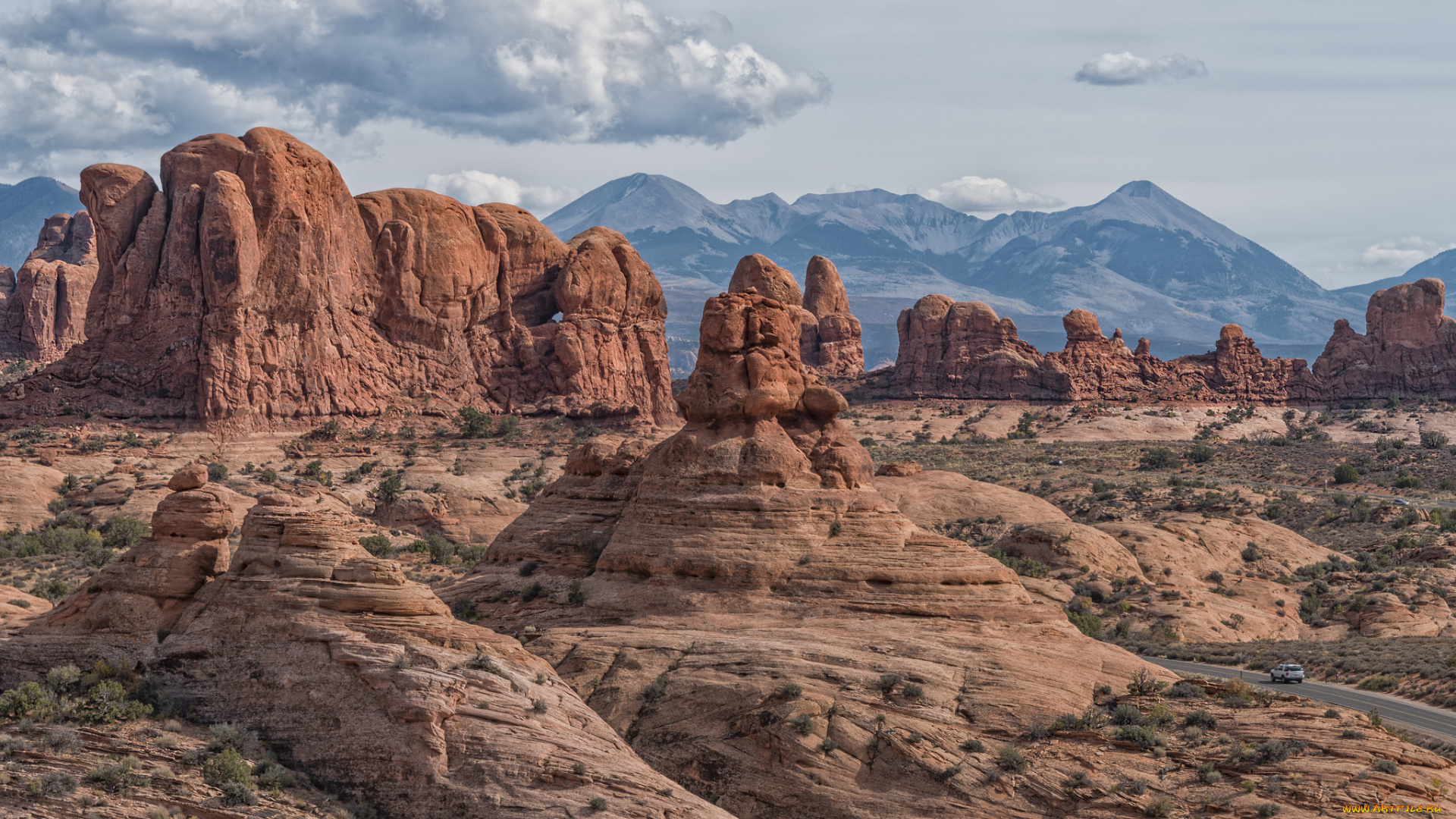 природа, горы, простор