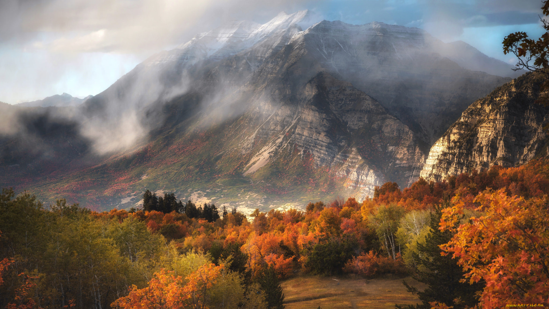 природа, горы, простор