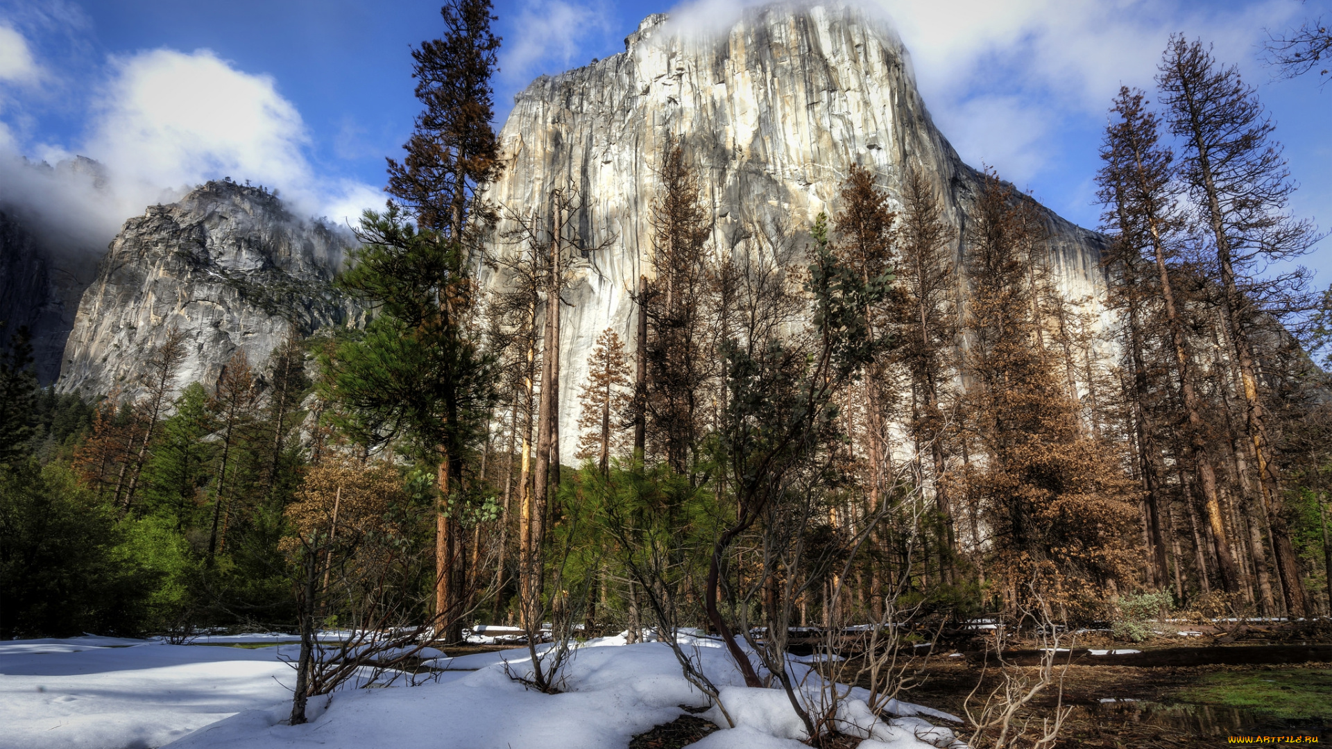 природа, горы, простор