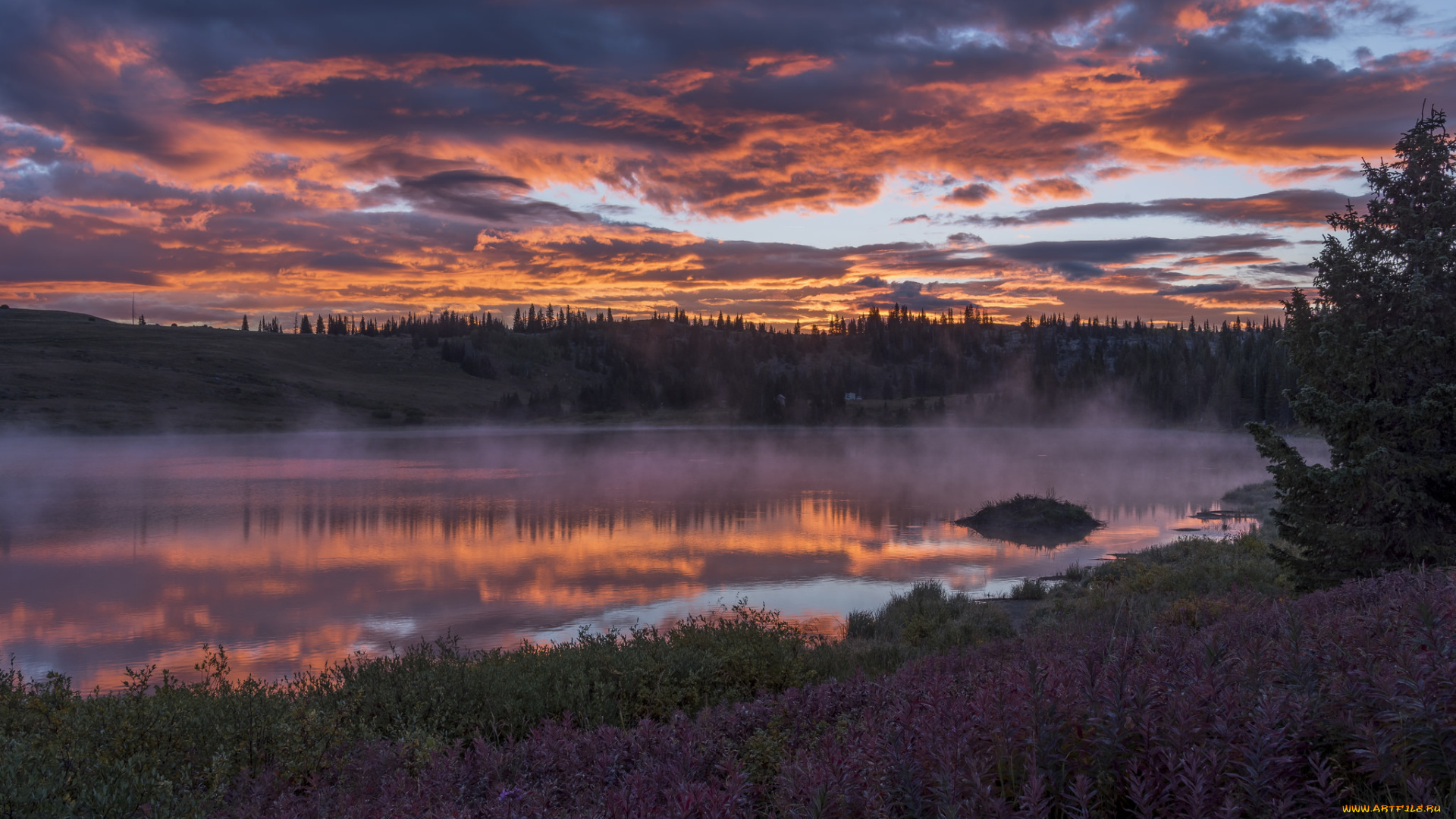 природа, реки, озера, простор
