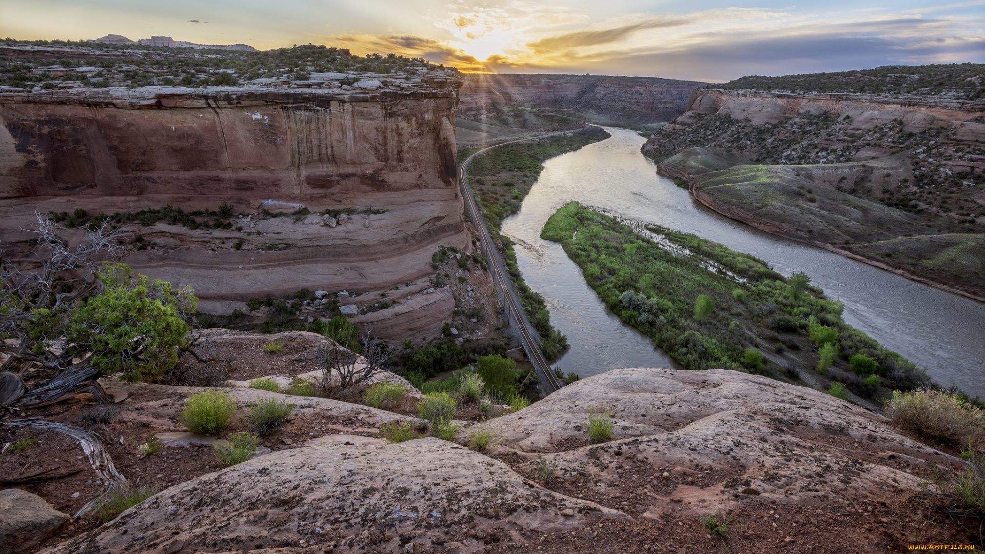 природа, реки, озера, простор