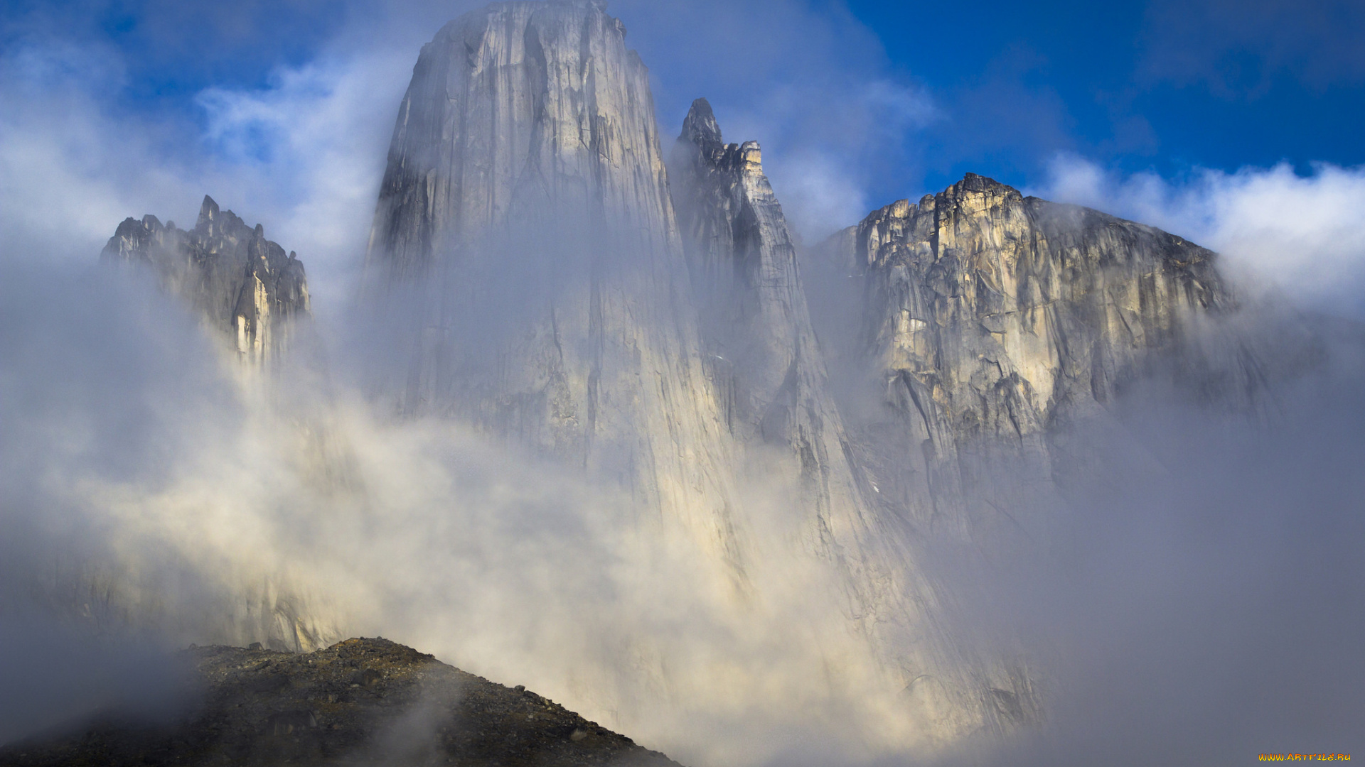 природа, зима, простор