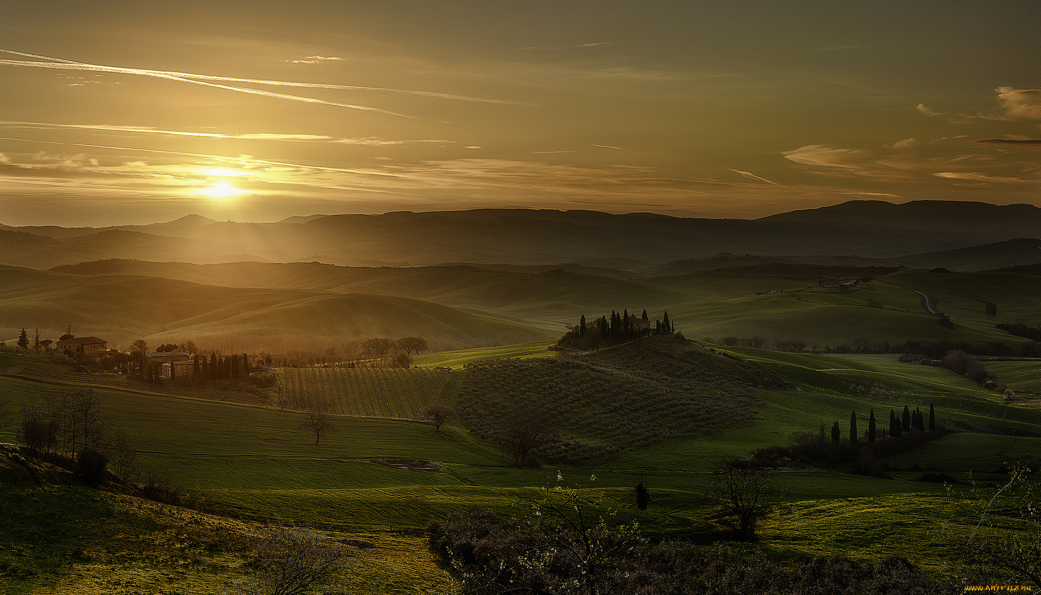 природа, восходы, закаты, простор