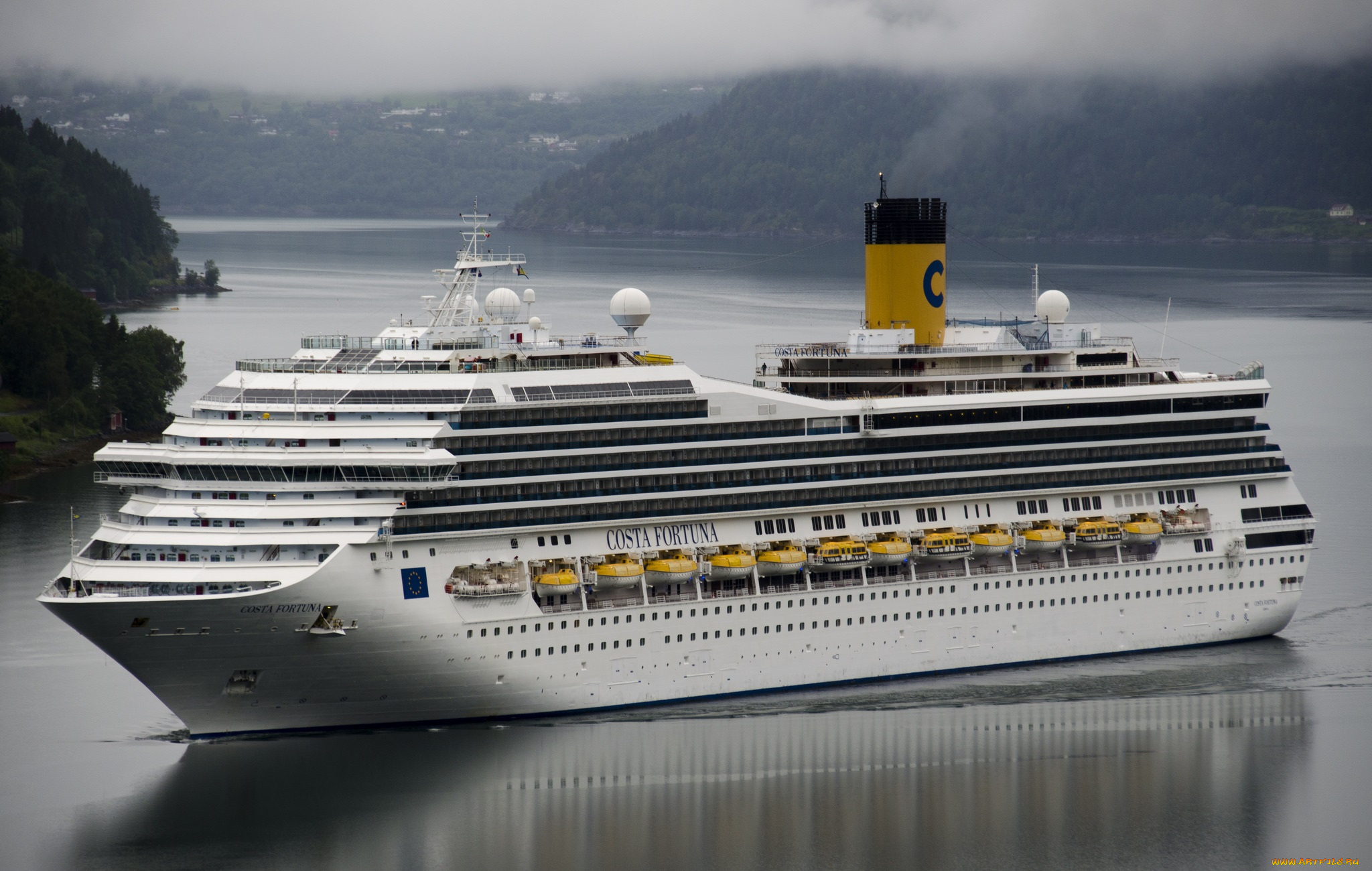 costa, fortuna, корабли, лайнеры, лайнер, круиз