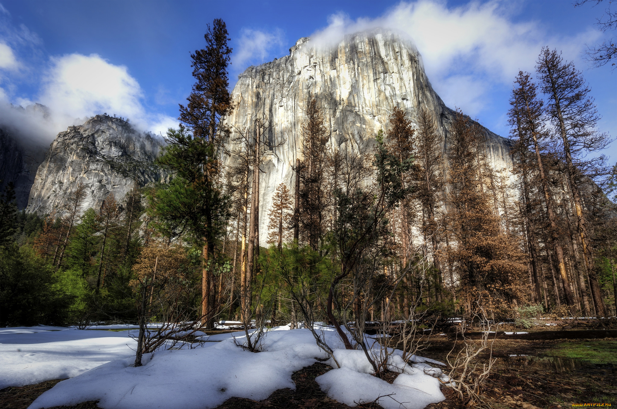 природа, горы, простор