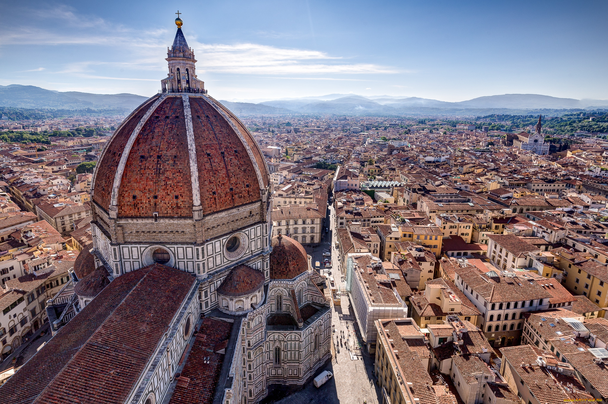 florence, города, флоренция, , италия, панорама