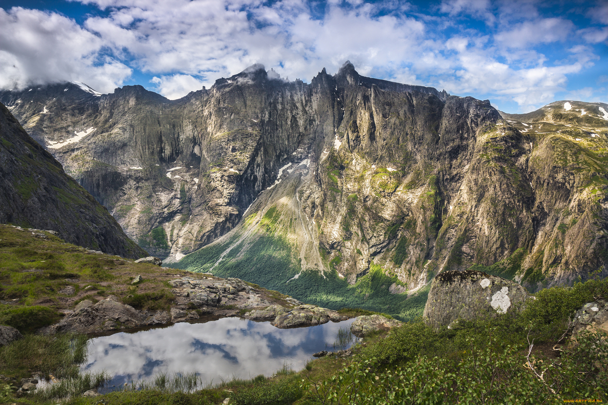 природа, горы, простор