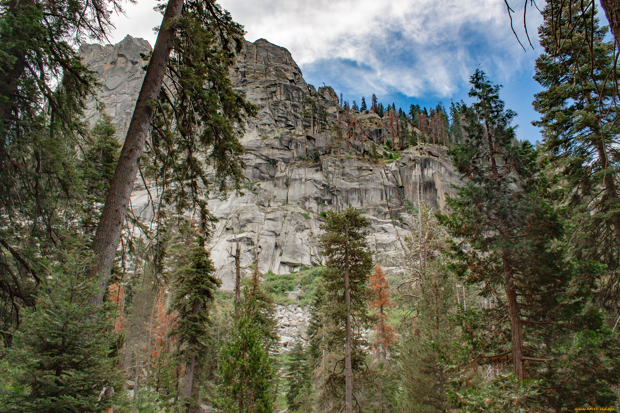 природа, горы, простор