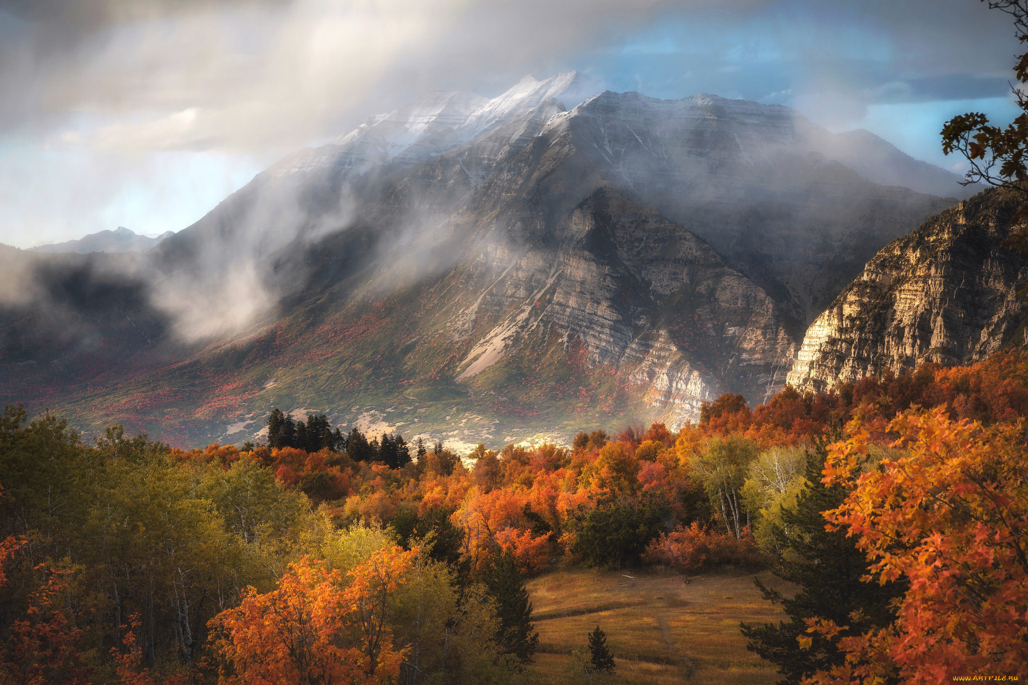 природа, горы, простор