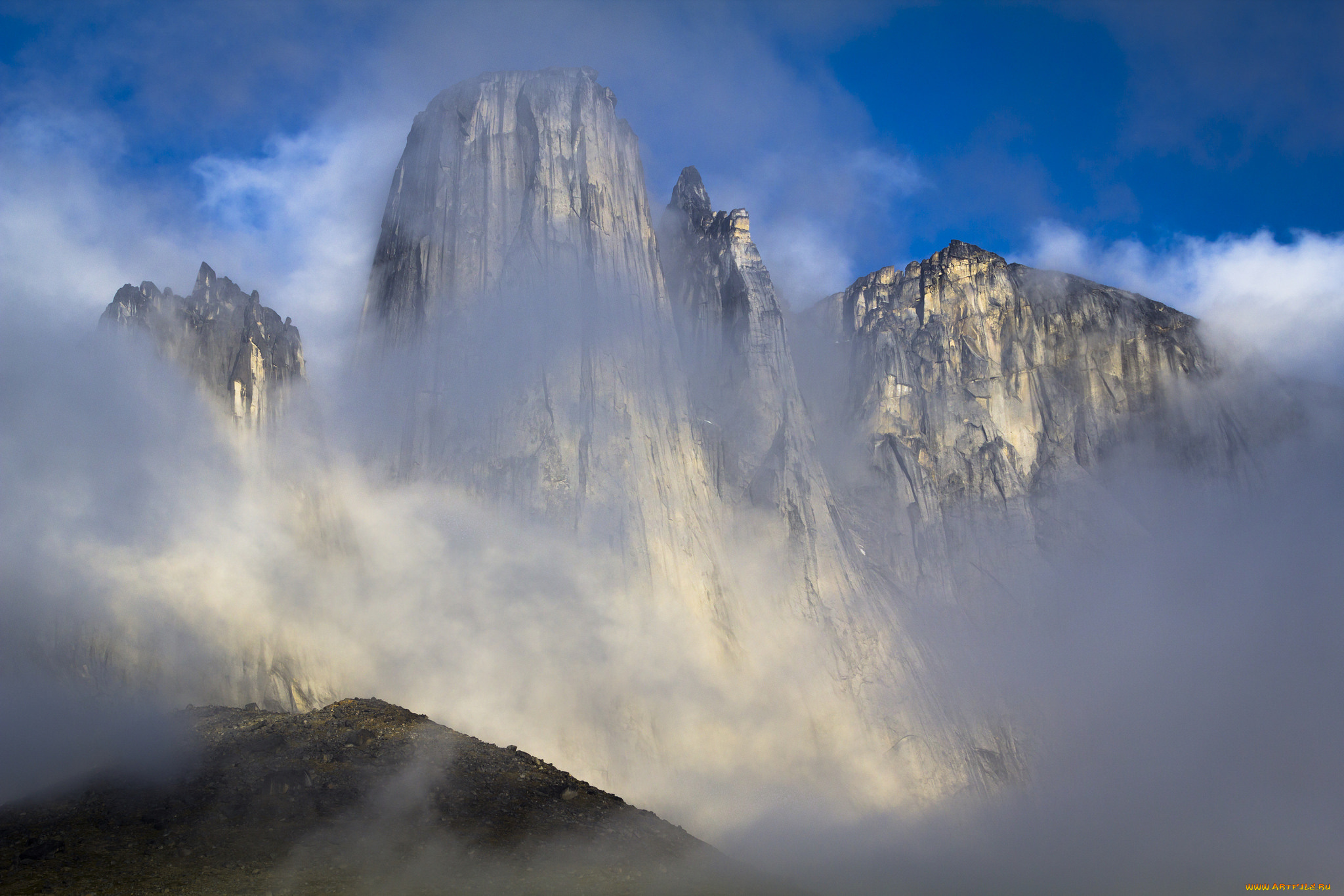 природа, зима, простор