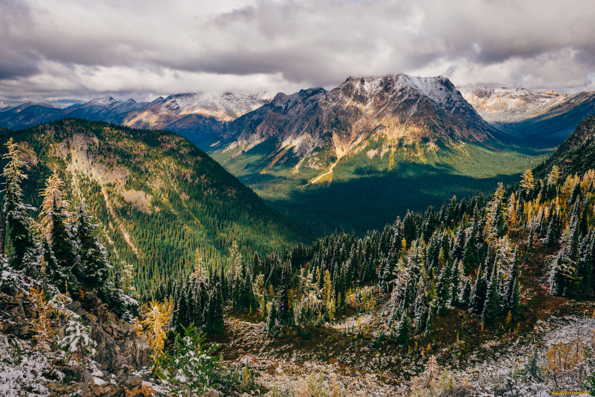 природа, горы, простор