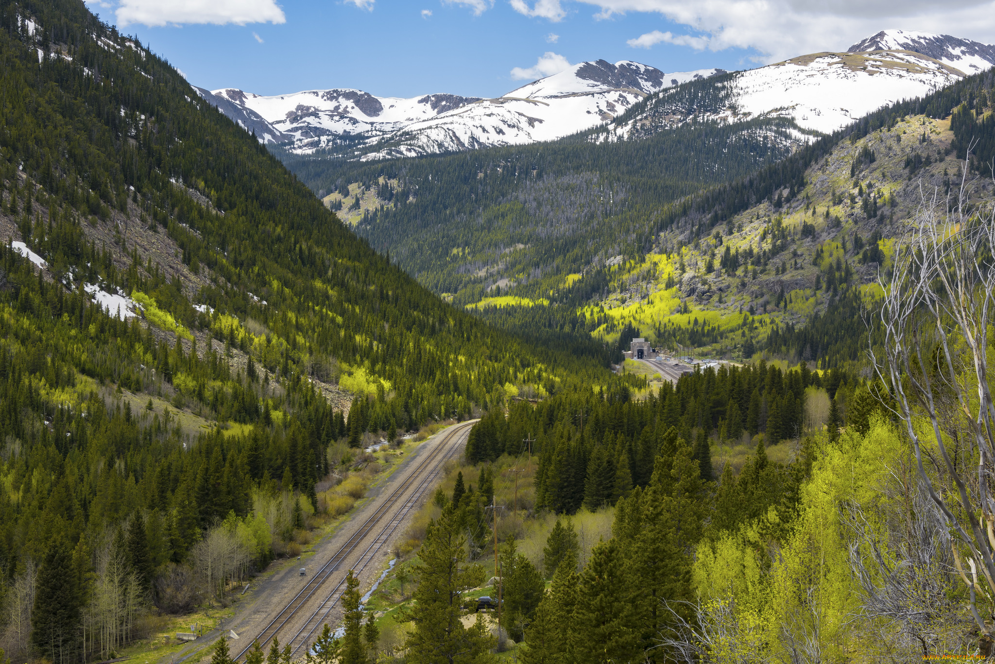 природа, горы, простор