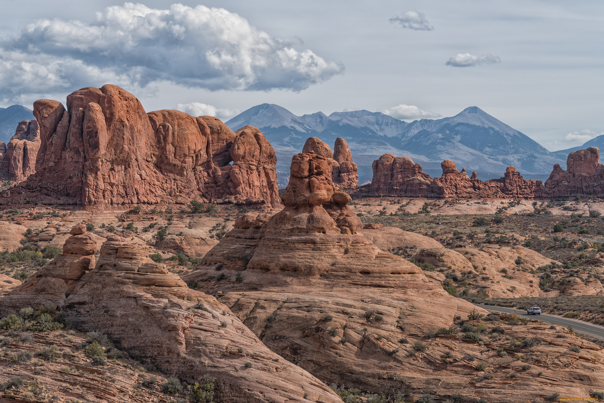 природа, горы, простор