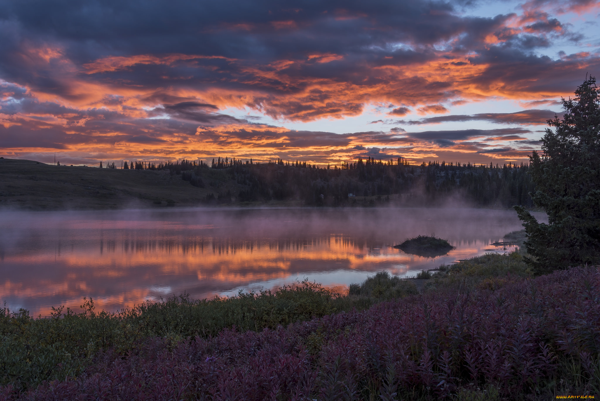 природа, реки, озера, простор