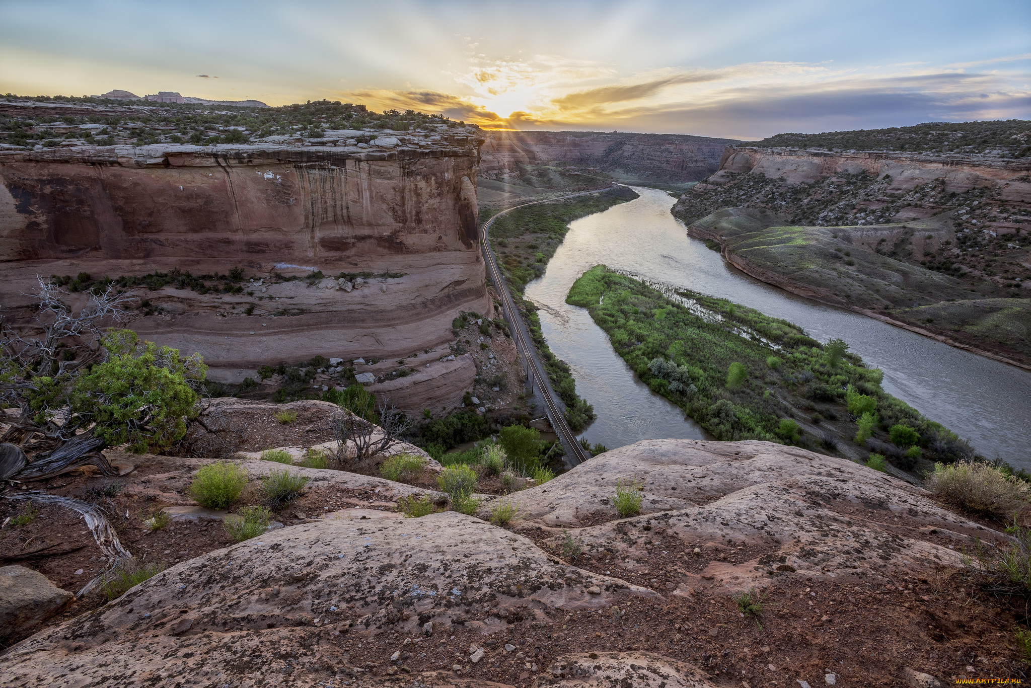 природа, реки, озера, простор