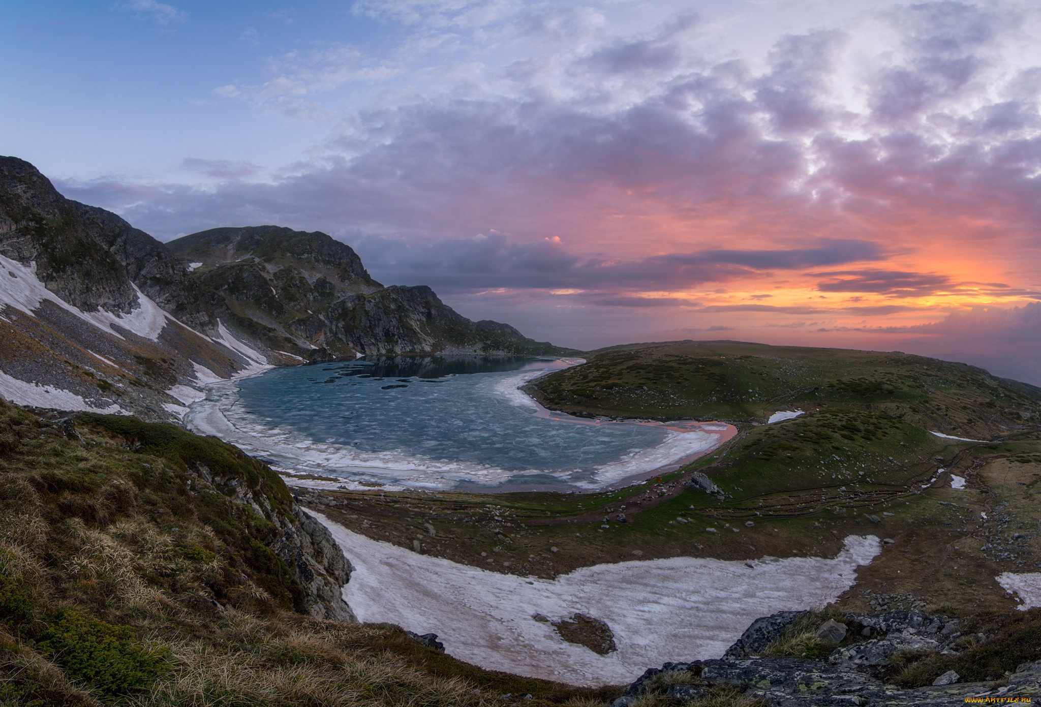 природа, побережье, простор