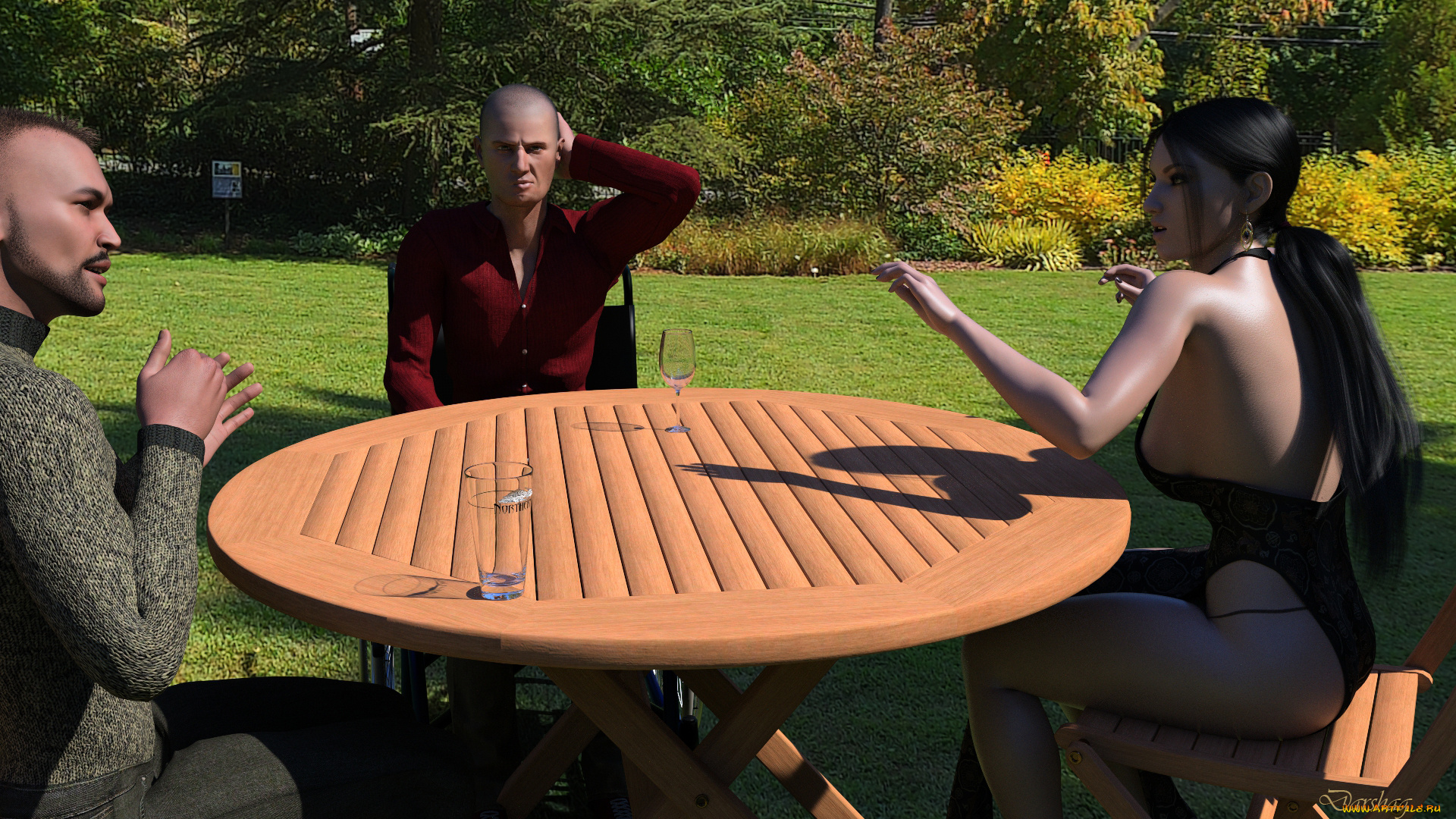 3д, графика, люди, , people, фон, взгляд, девушка