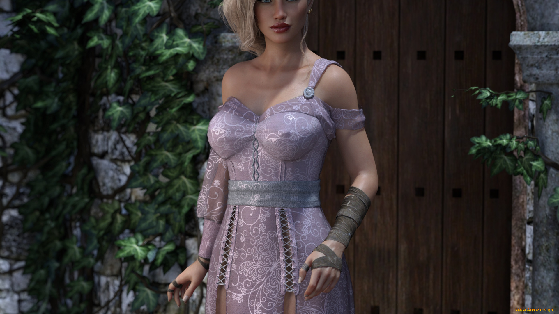 3д, графика, люди, , people, фон, взгляд, девушка