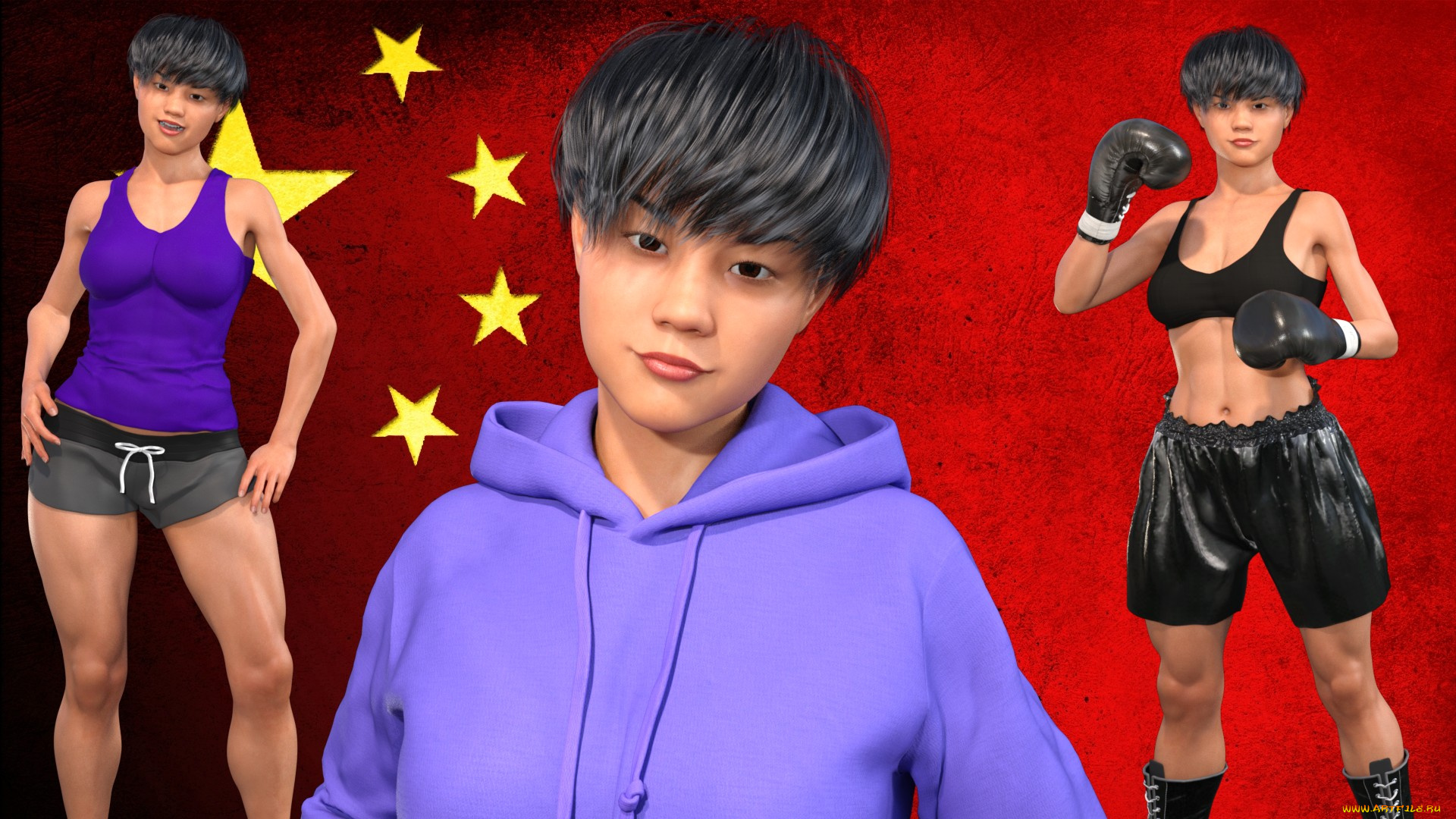 3д, графика, спорт, , sport, фон, взгляд, девушка