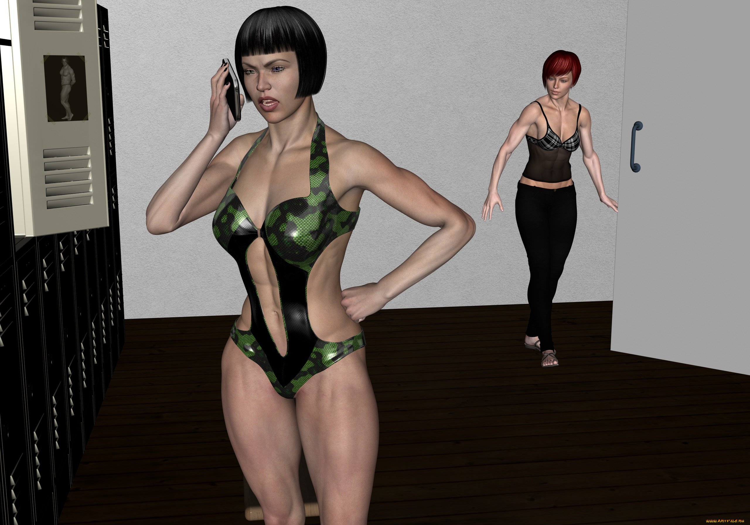 3д, графика, люди, , people, фон, взгляд, девушки