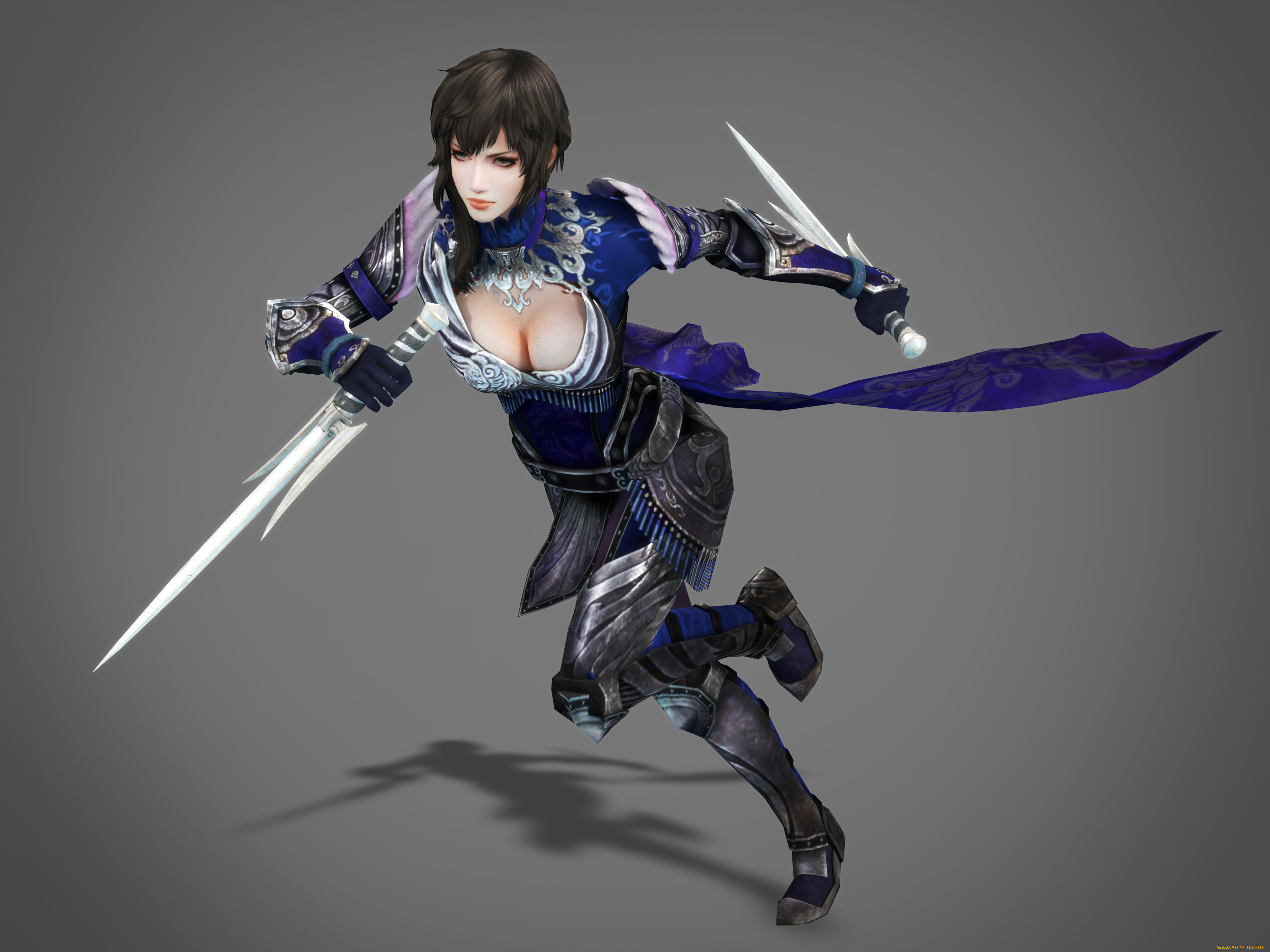 3д, графика, фантазия, , fantasy, оружие, взгляд, девушка, фон