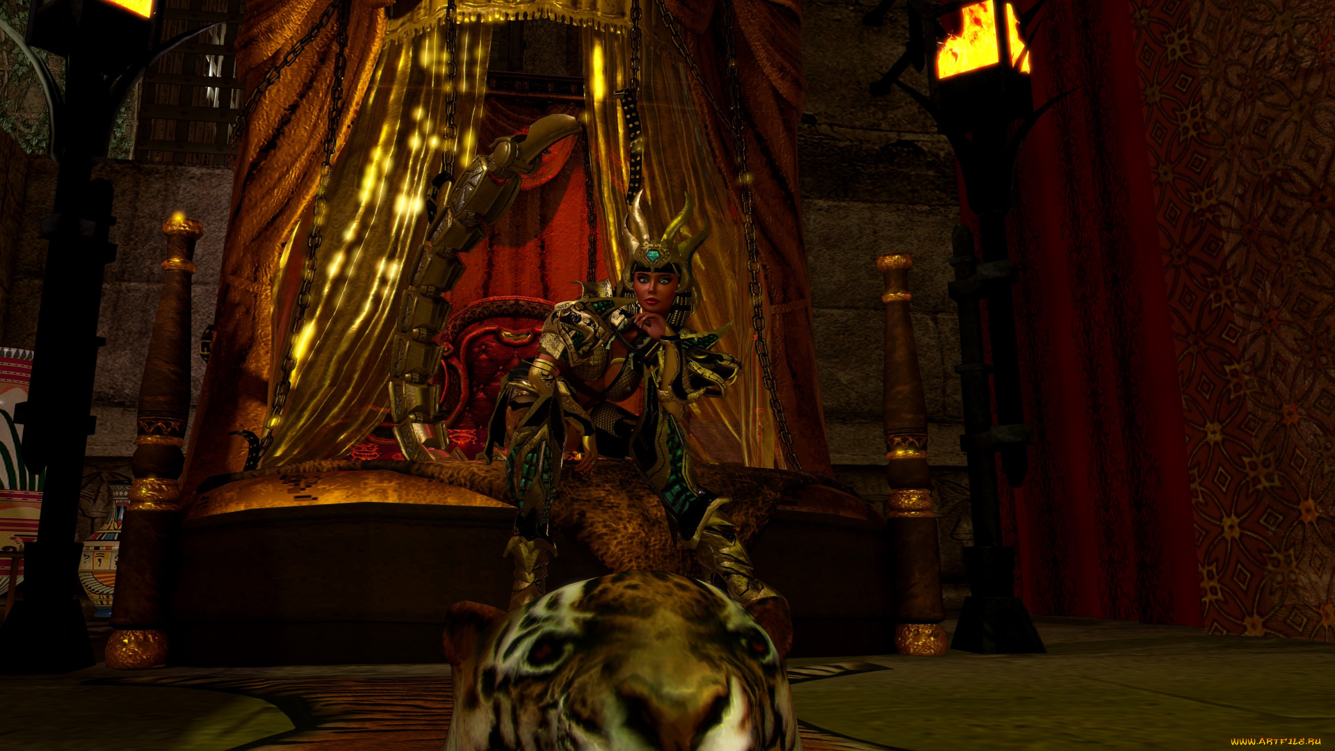 3д, графика, фантазия, , fantasy, фон, взгляд, девушка