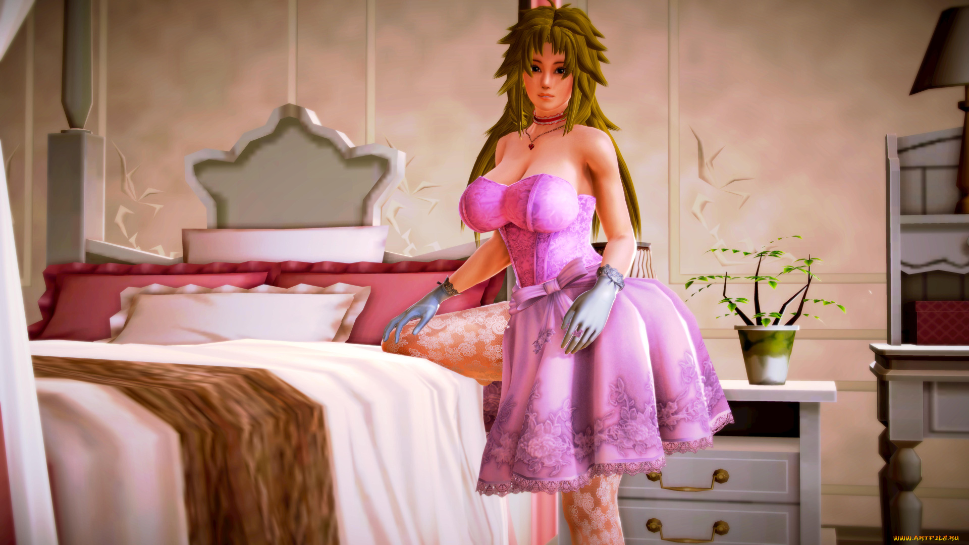 3д, графика, люди, , people, девушка, взгляд, фон