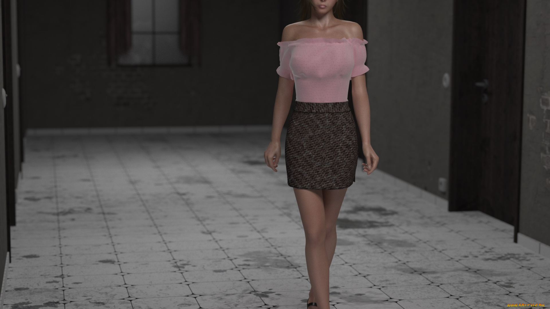 3д, графика, люди, , people, фон, взгляд, девушка