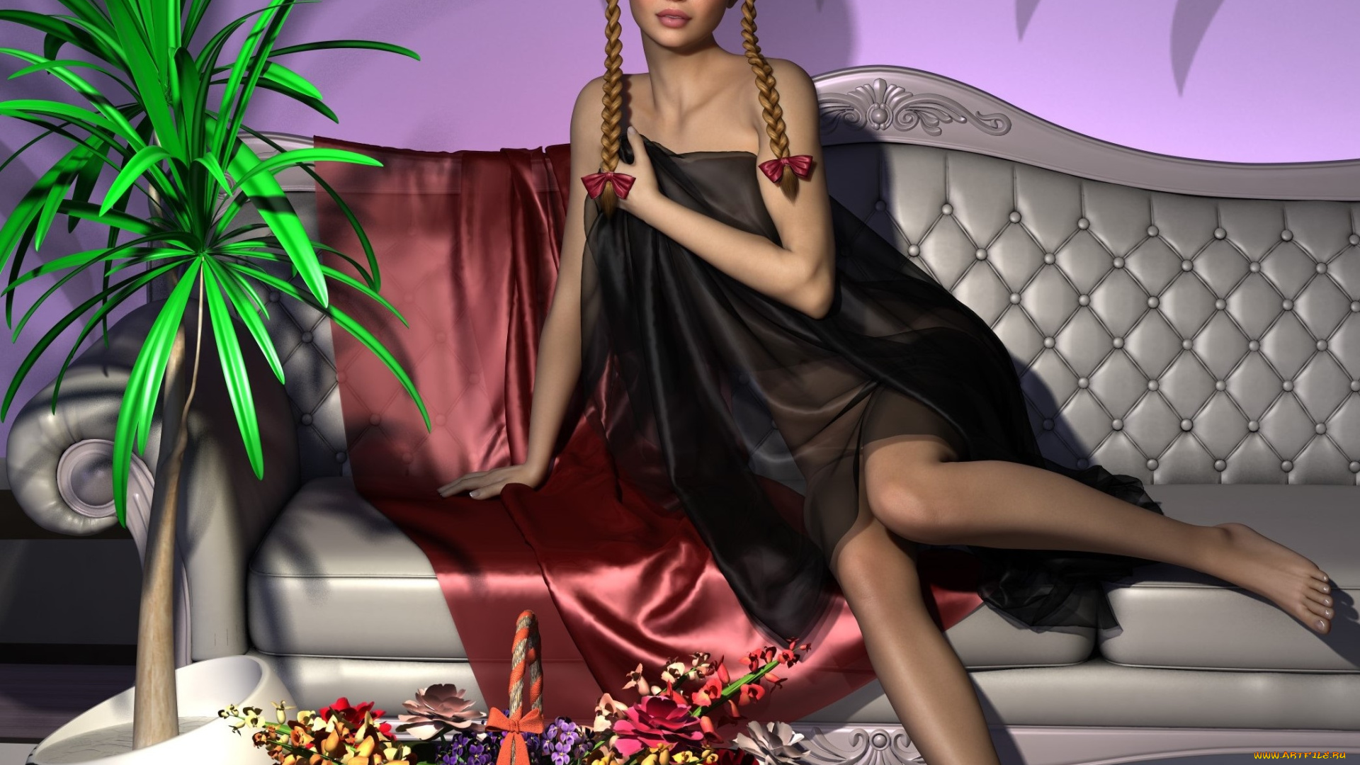 3д, графика, люди, , people, фон, взгляд, девушка