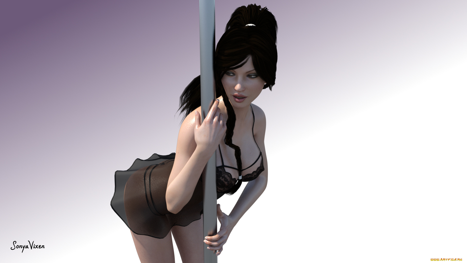 3д, графика, люди, , people, взгляд, фон, девушка