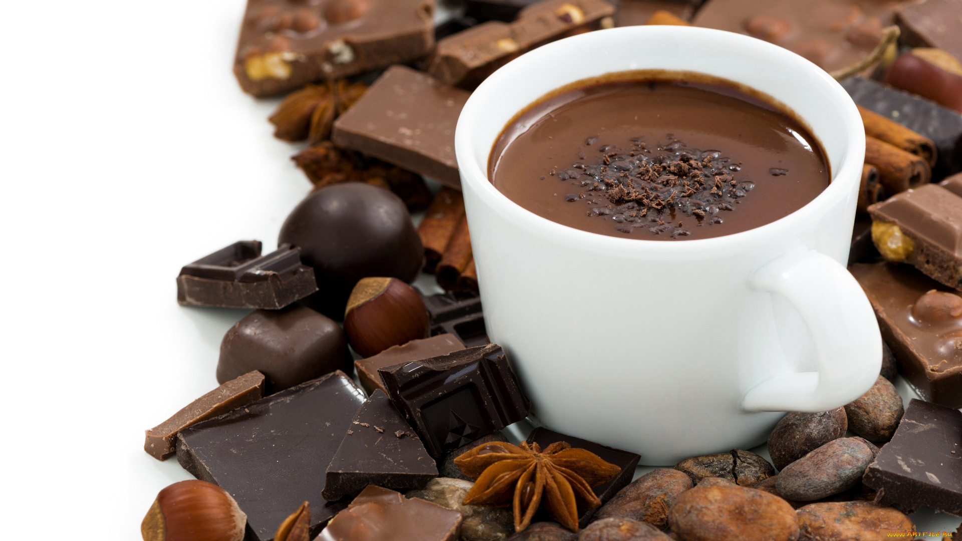 еда, конфеты, , шоколад, , сладости, шоколад, горячий, орехи