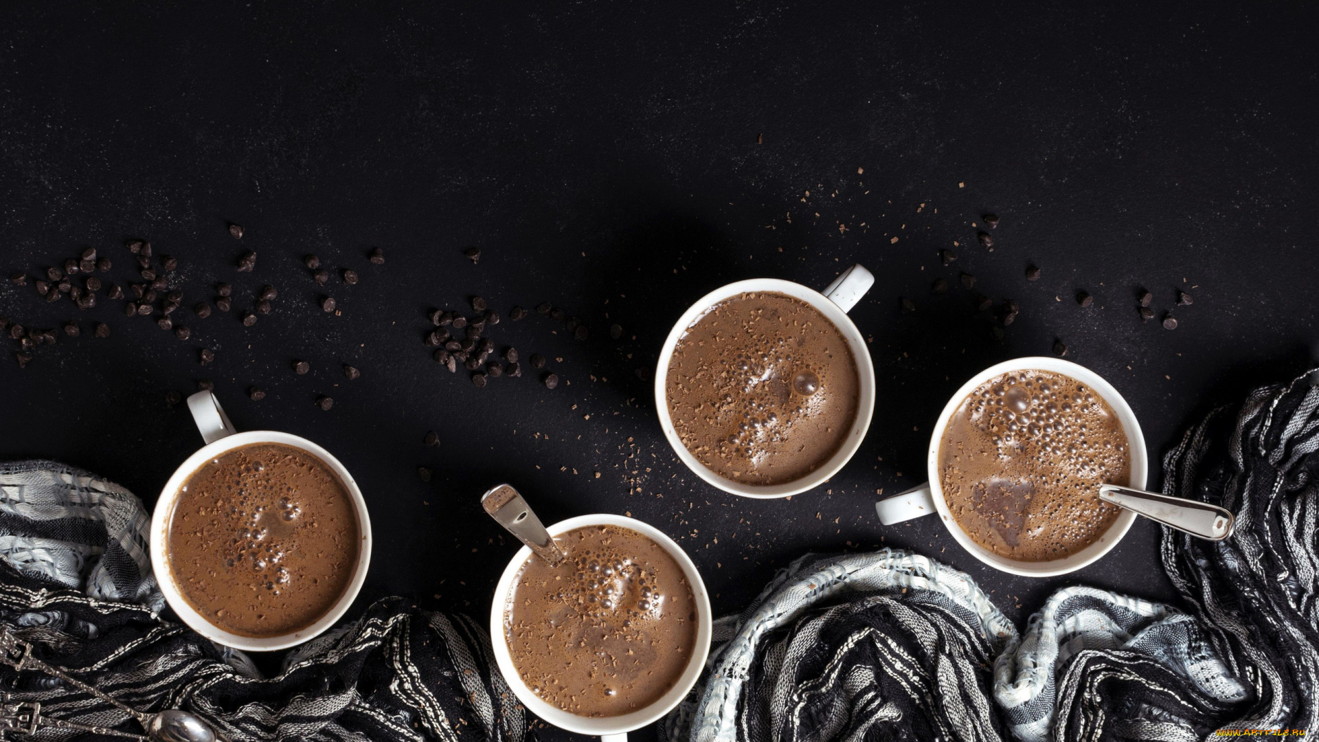 еда, напитки, горячий, шоколад