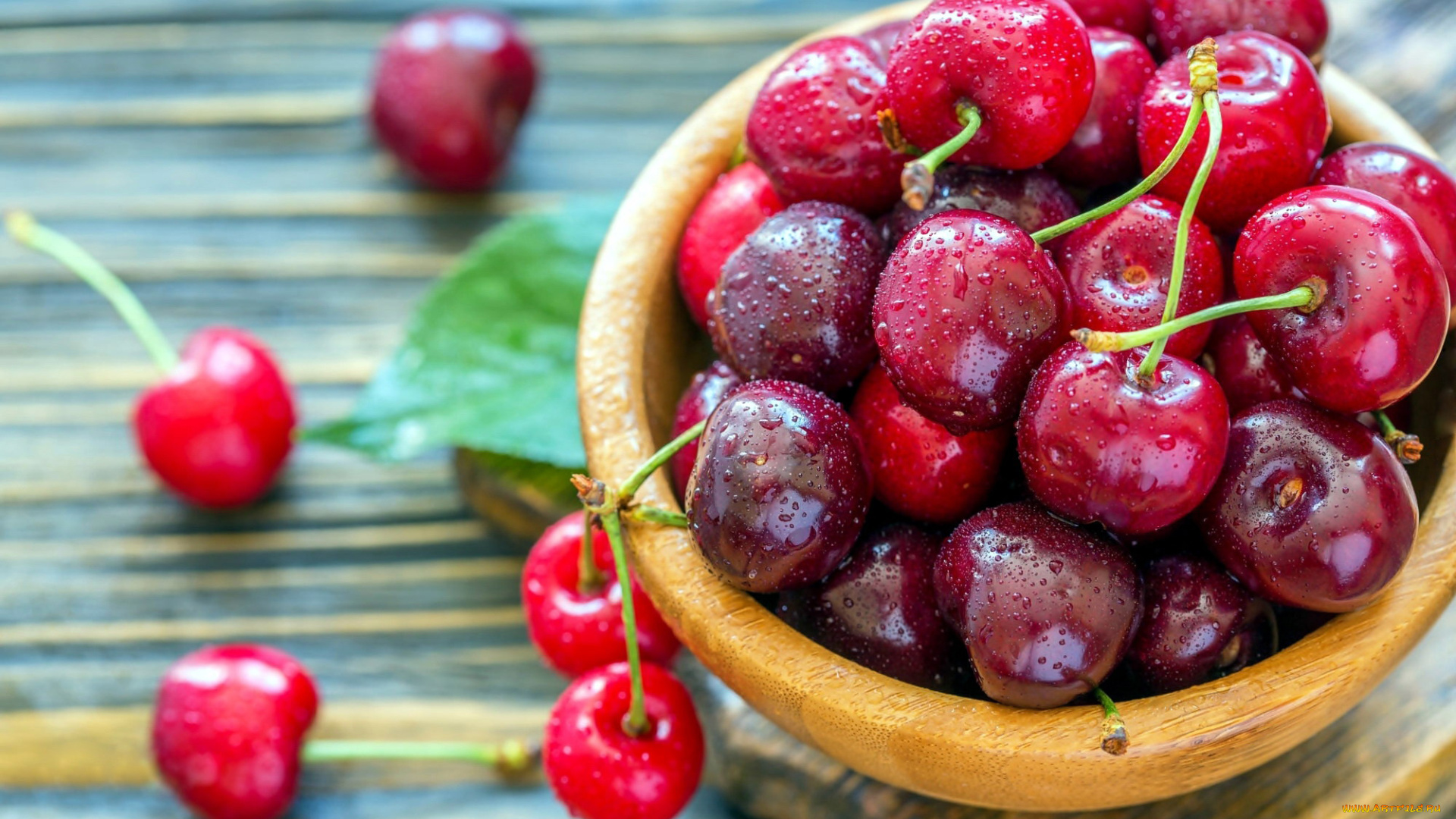 еда, вишня, , черешня, вишни