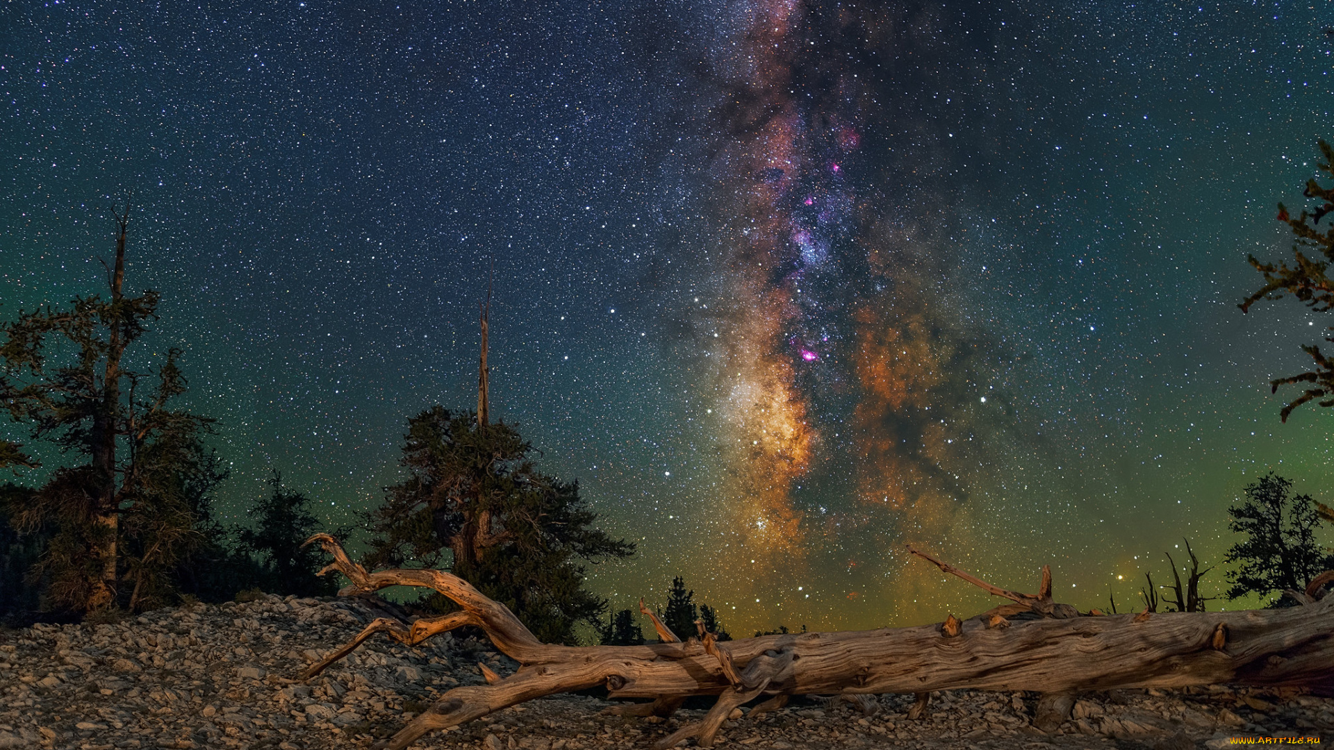 milky, way, космос, галактики, туманности, млечный, путь