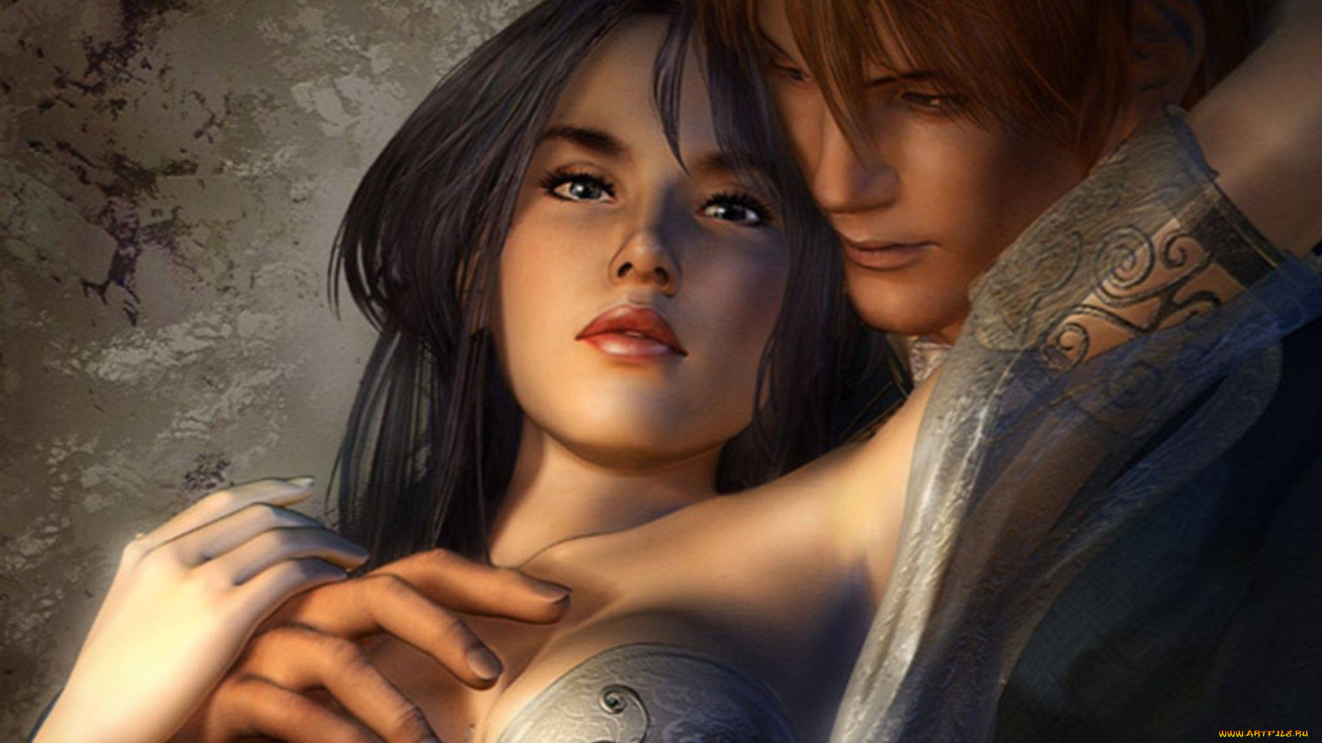 видео, игры, a3, , age, of, sovereign, , project, a3, объятия, девушка, парень