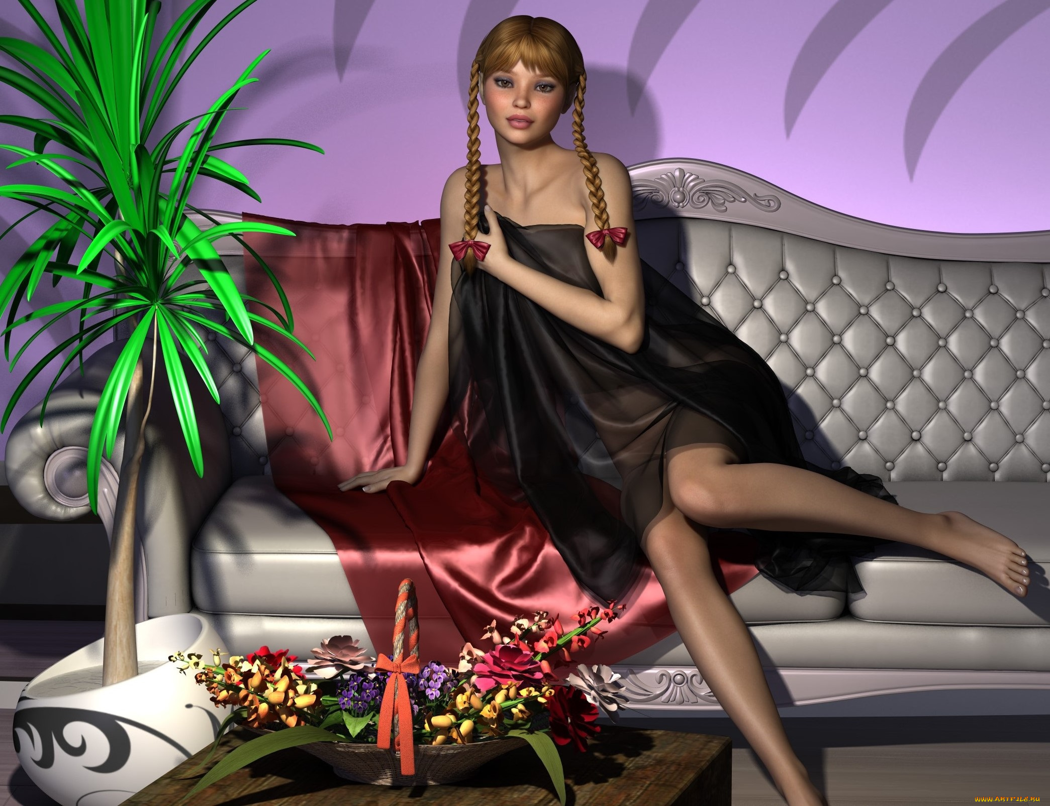 3д, графика, люди, , people, фон, взгляд, девушка