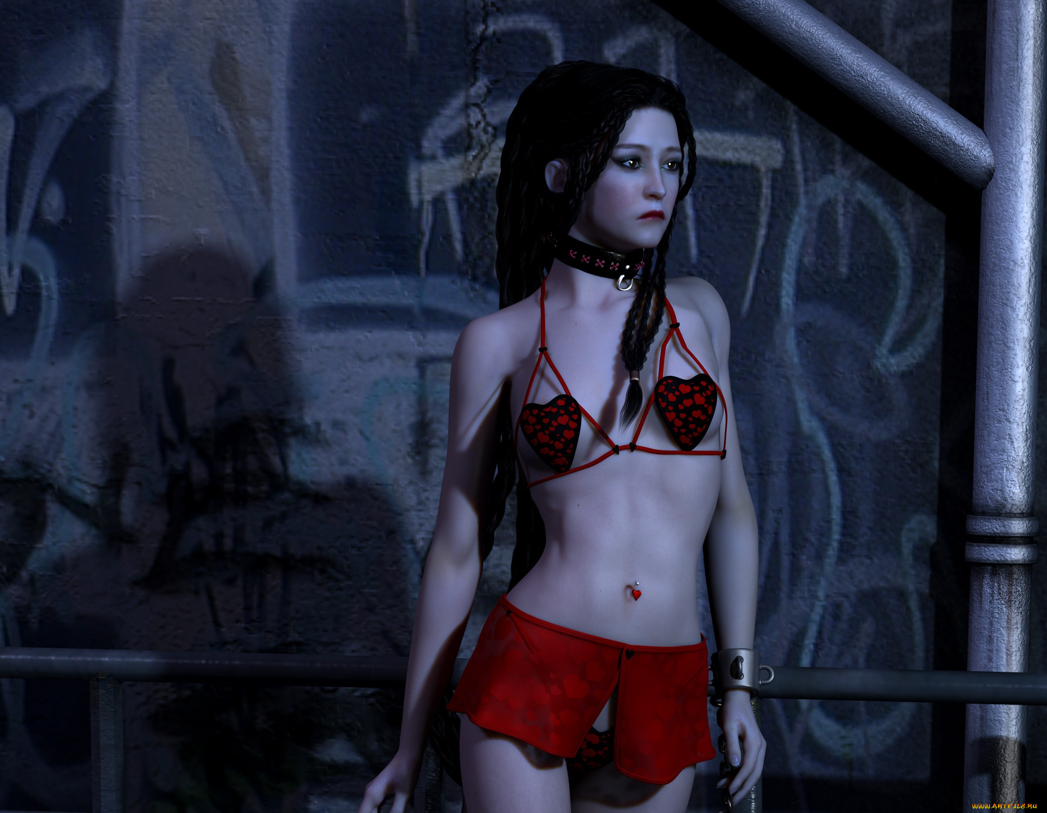 3д, графика, люди, , people, взгляд, фон, девушка