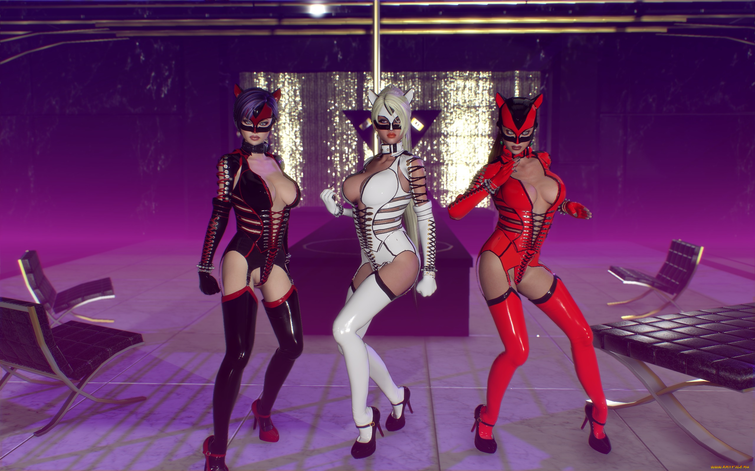 3д, графика, фантазия, , fantasy, фон, взгляд, девушки