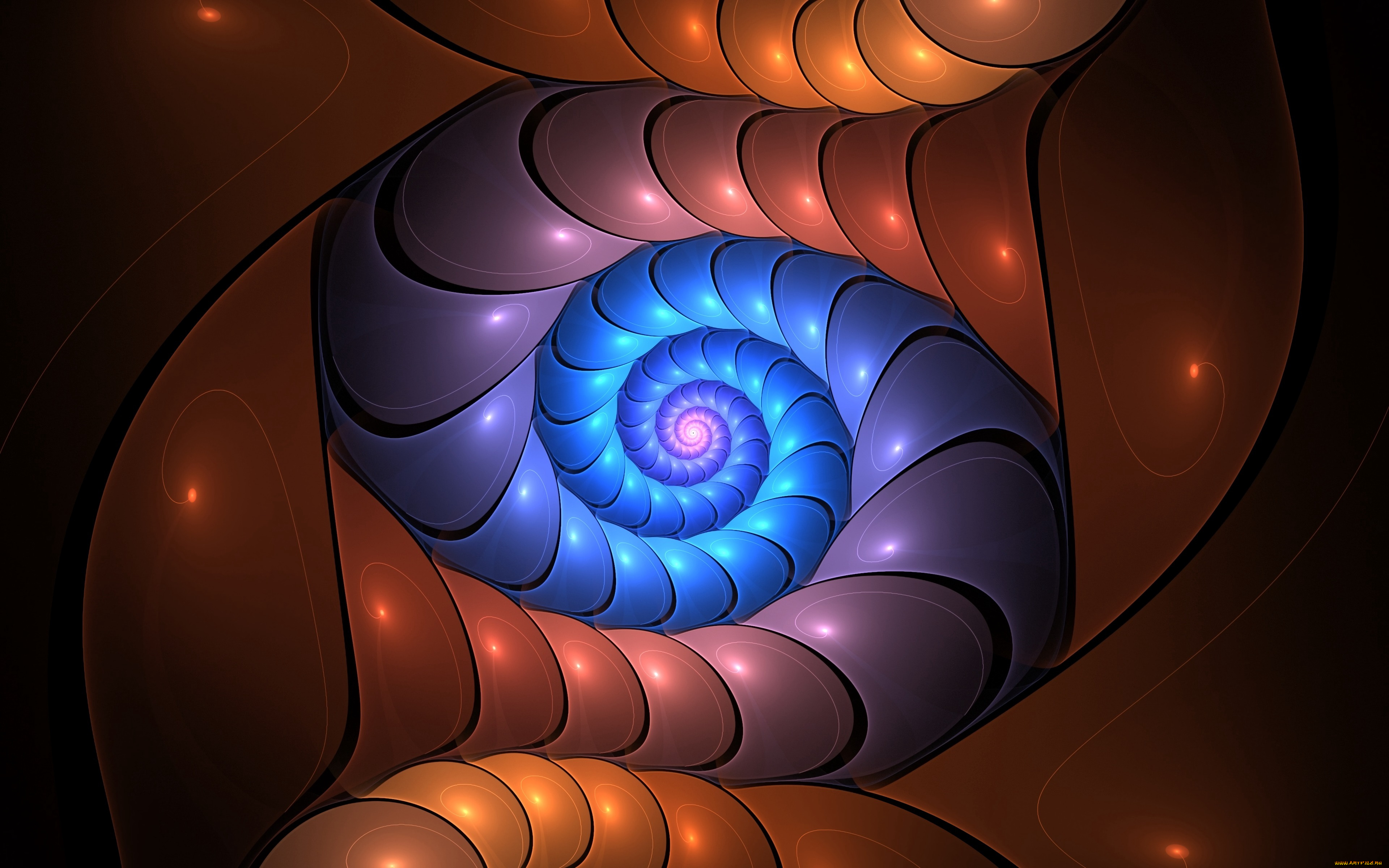 3д, графика, фракталы, , fractal, цвет, фон, узор