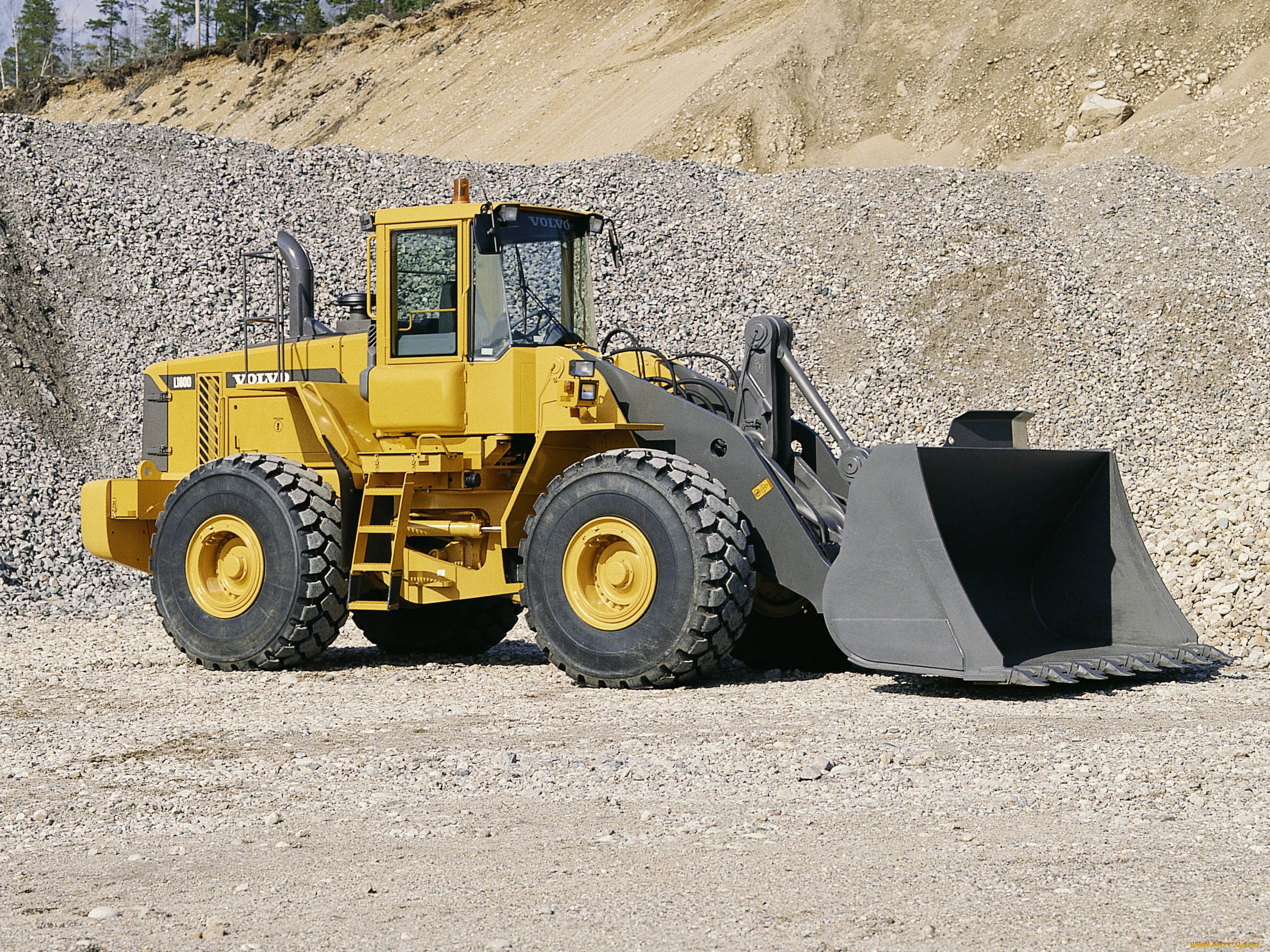техника, фронтальные, погрузчики, volvo