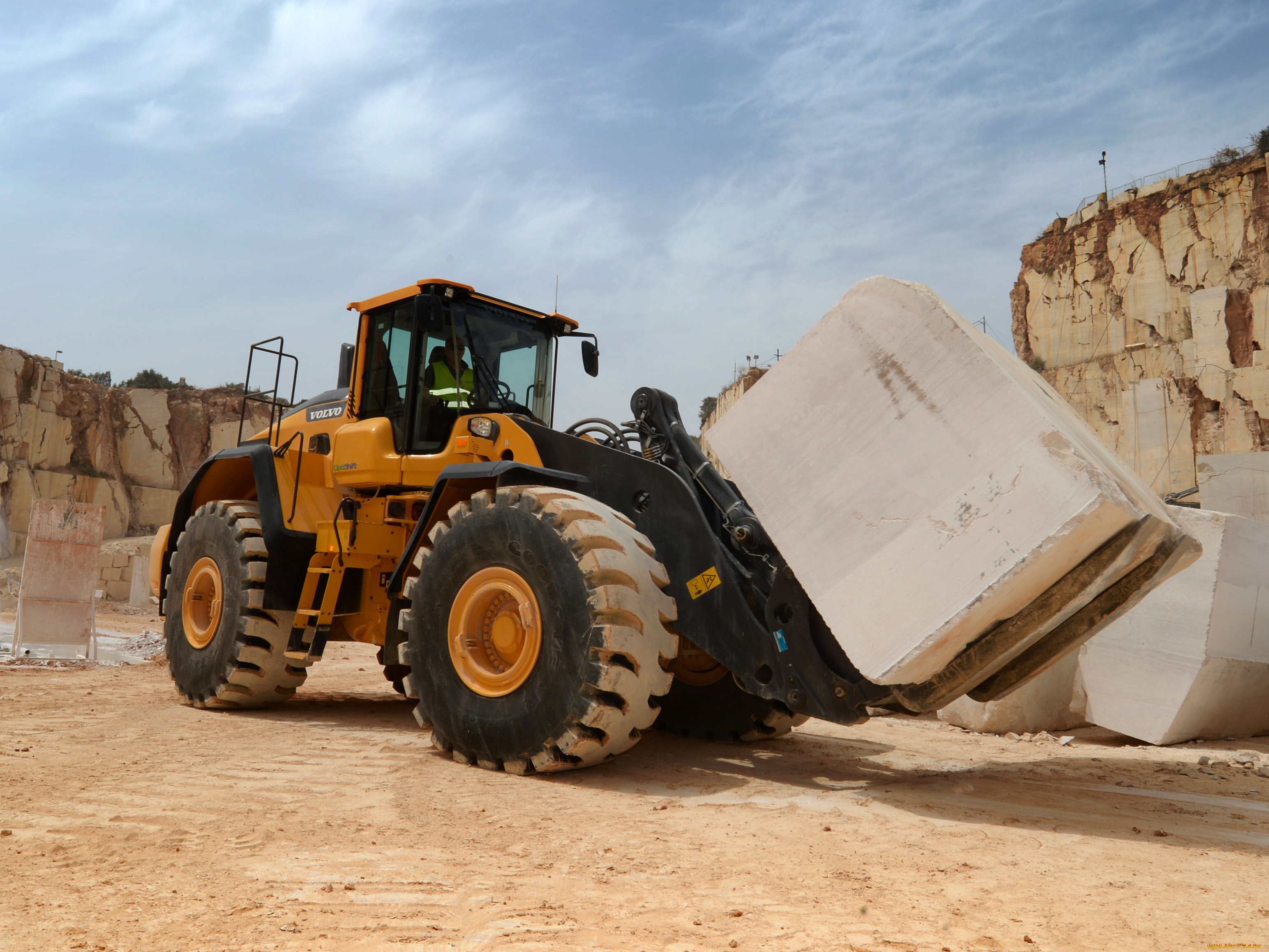 техника, фронтальные, погрузчики, volvo